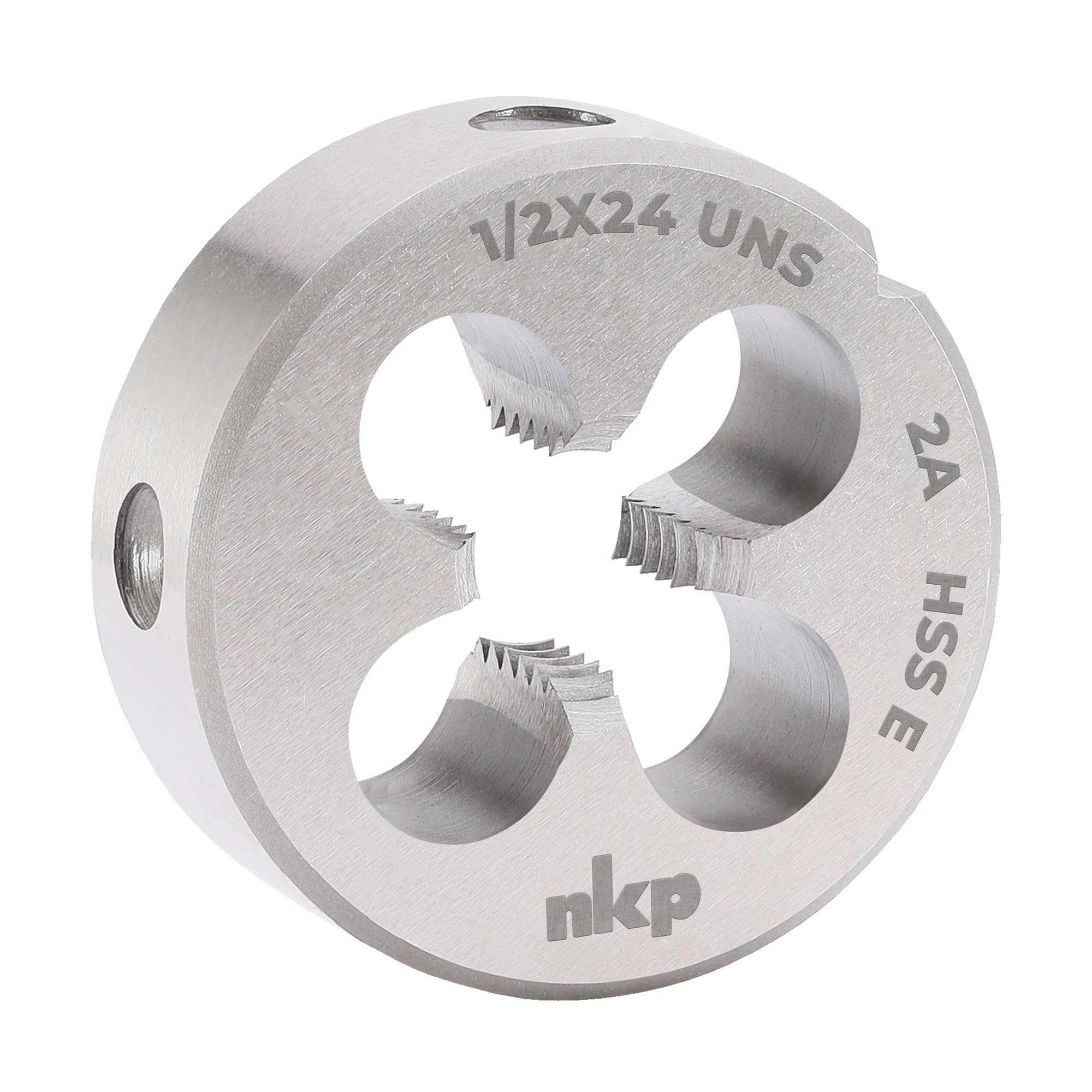 Плашка дюймовая NKP UNS 1/2"-24 HSSE DIN22568 38x10мм 2990120UNS24