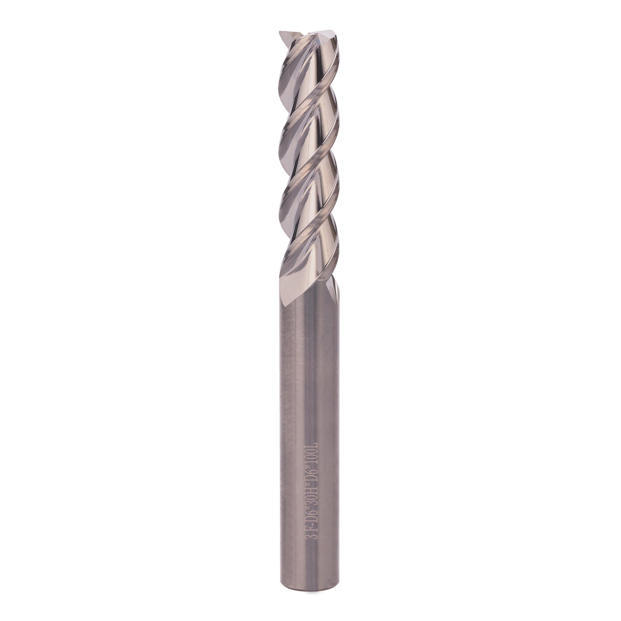 Фреза твердосплавная по алюминию H-Tools 6,0x100/36мм d06 3z A55 6733-060