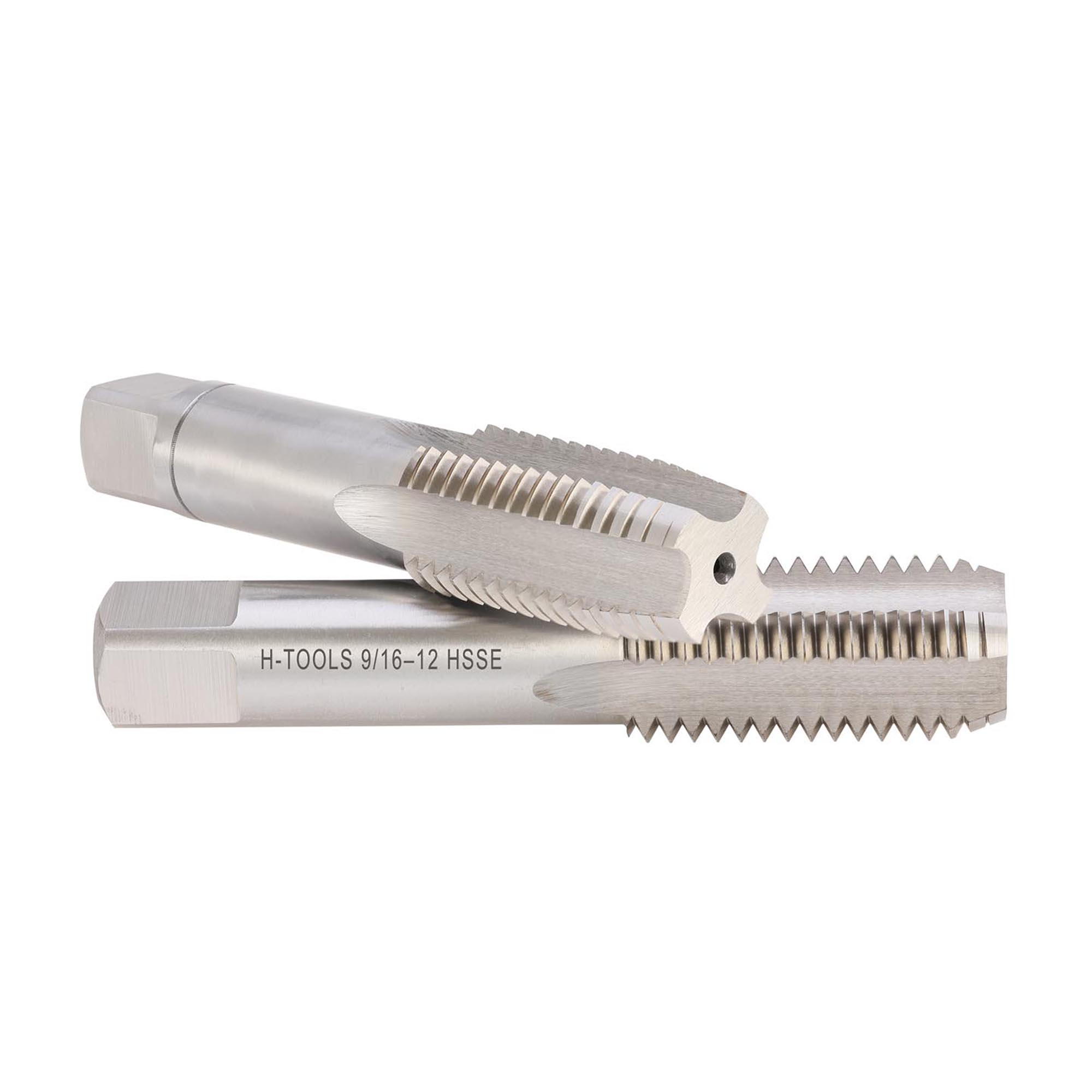 Набор метчиков 2шт H-Tools UNC 9/16"-12 HSSE DIN352 2b 145916EHT
