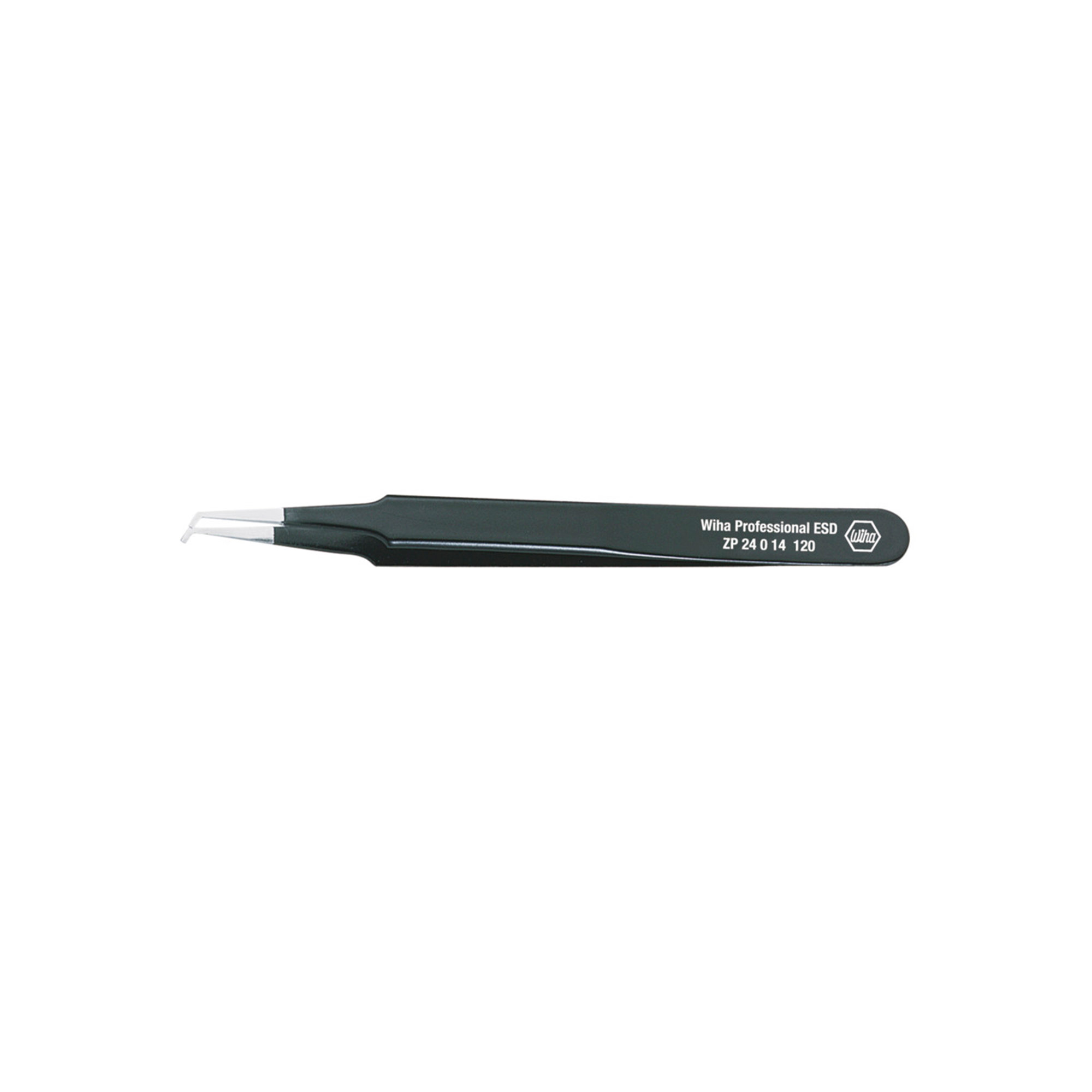 Пинцет прецизионный 120мм тип 12 Professional ESD Wiha ZP24014 32338