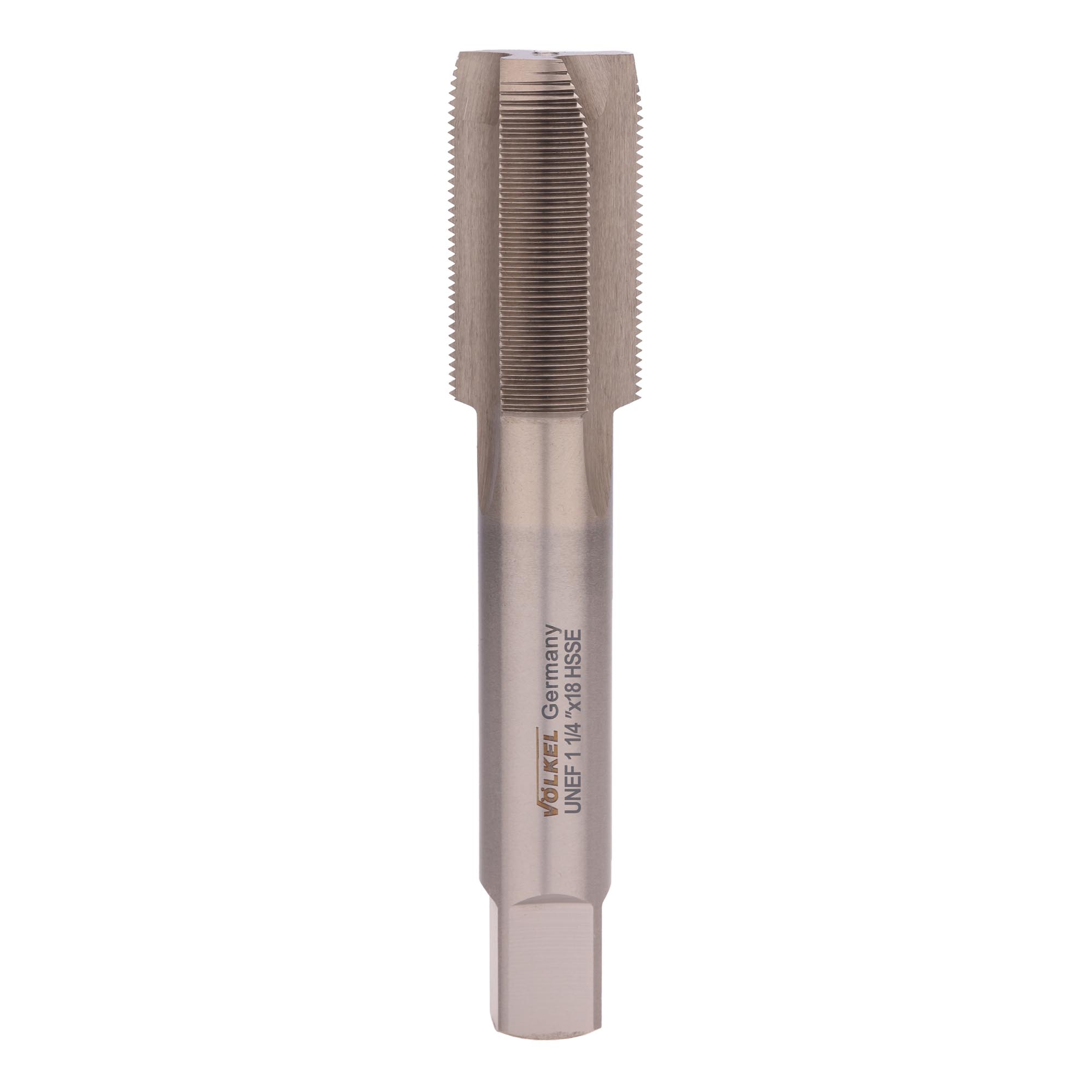 Метчик машинный Volkel HSSE ISO529 2b дюймовая резьба UNEF 1,1/4"-18 83337