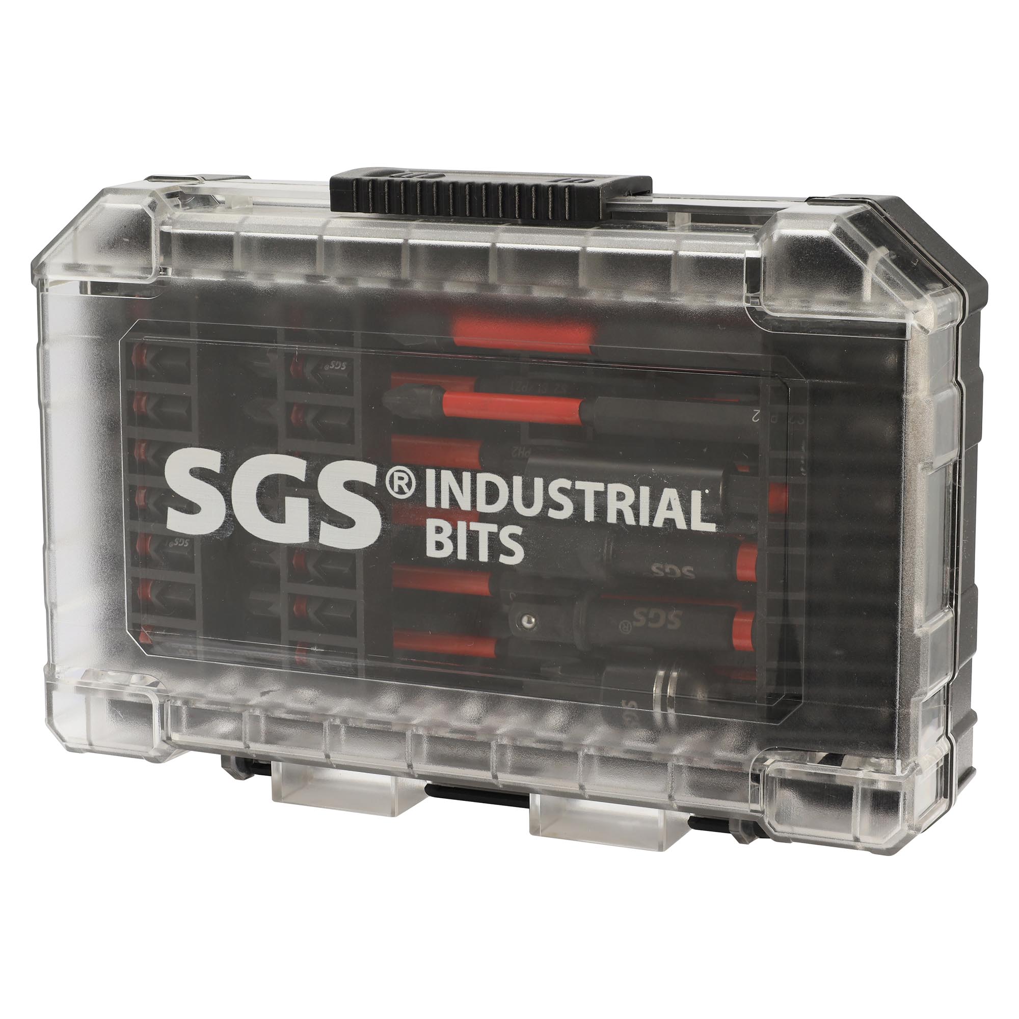 Набор ударных бит SGS PH/PZ/TORX/HEX/PLUS-MINUS S2 42шт SGS63-42C