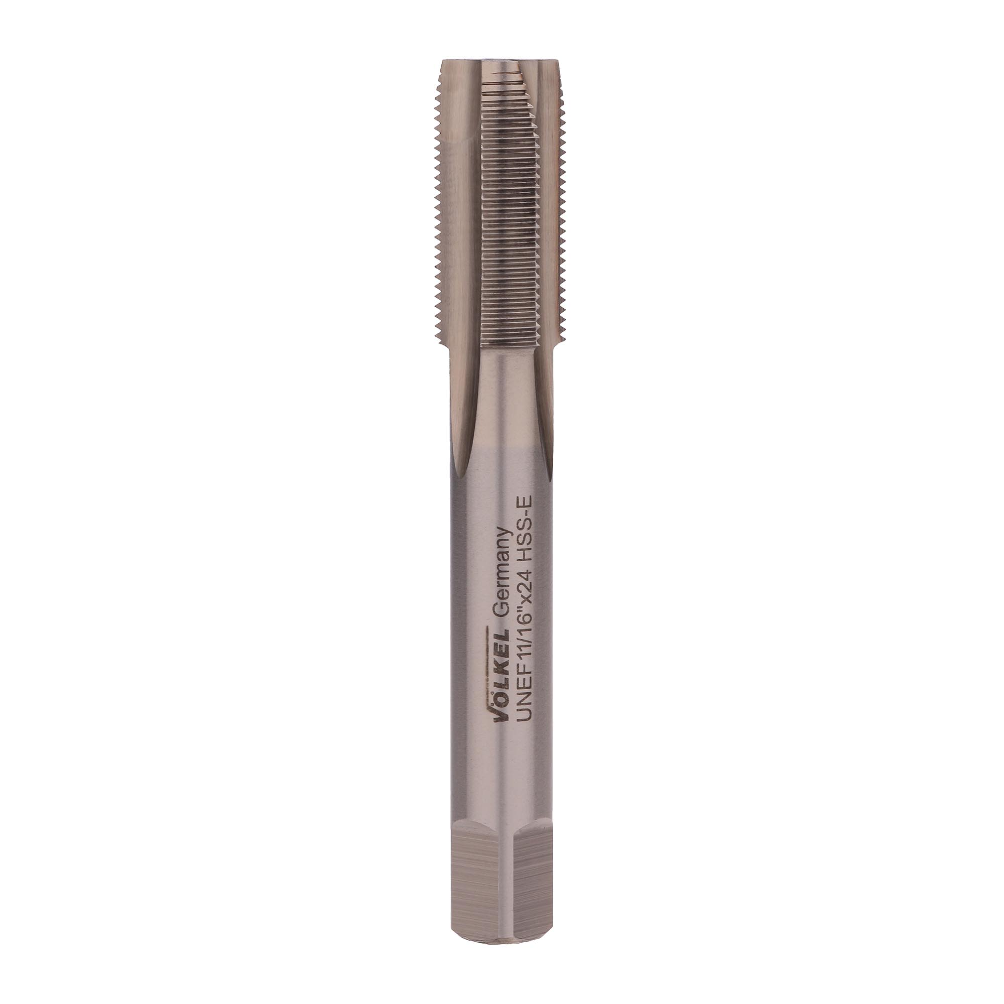 Метчик машинный Volkel HSSE ISO529 2b дюймовая резьба UNEF 11/16"-24 83328