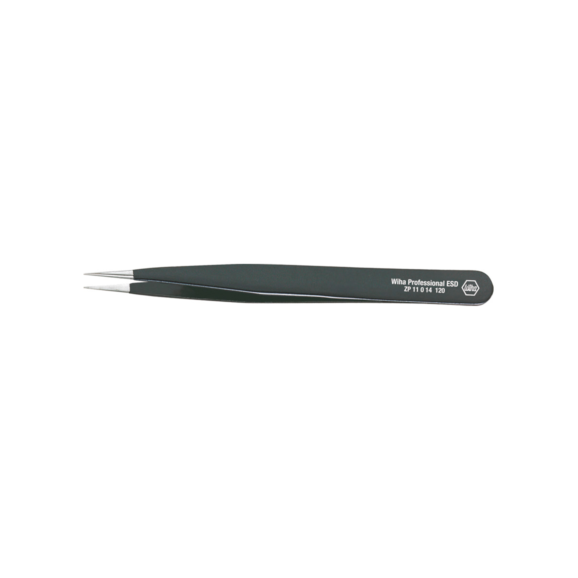 Пинцет прецизионный 120мм тип OO Professional ESD Wiha ZP11014 32327
