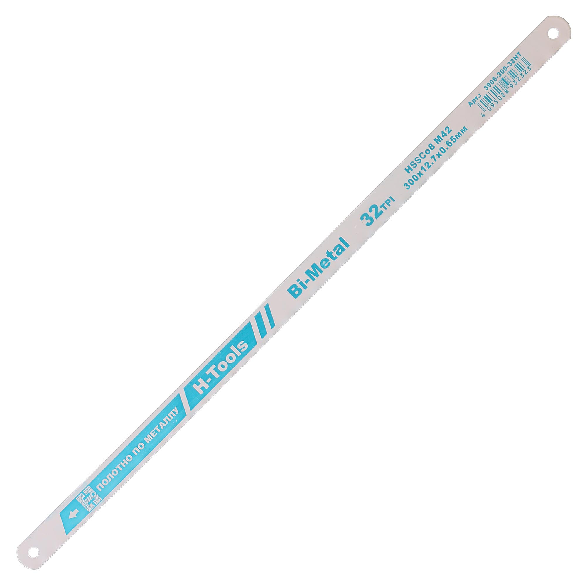 Полотно по металлу H-Tools HSSE-Co8 M42 300мм 32z 3906-300-32HT