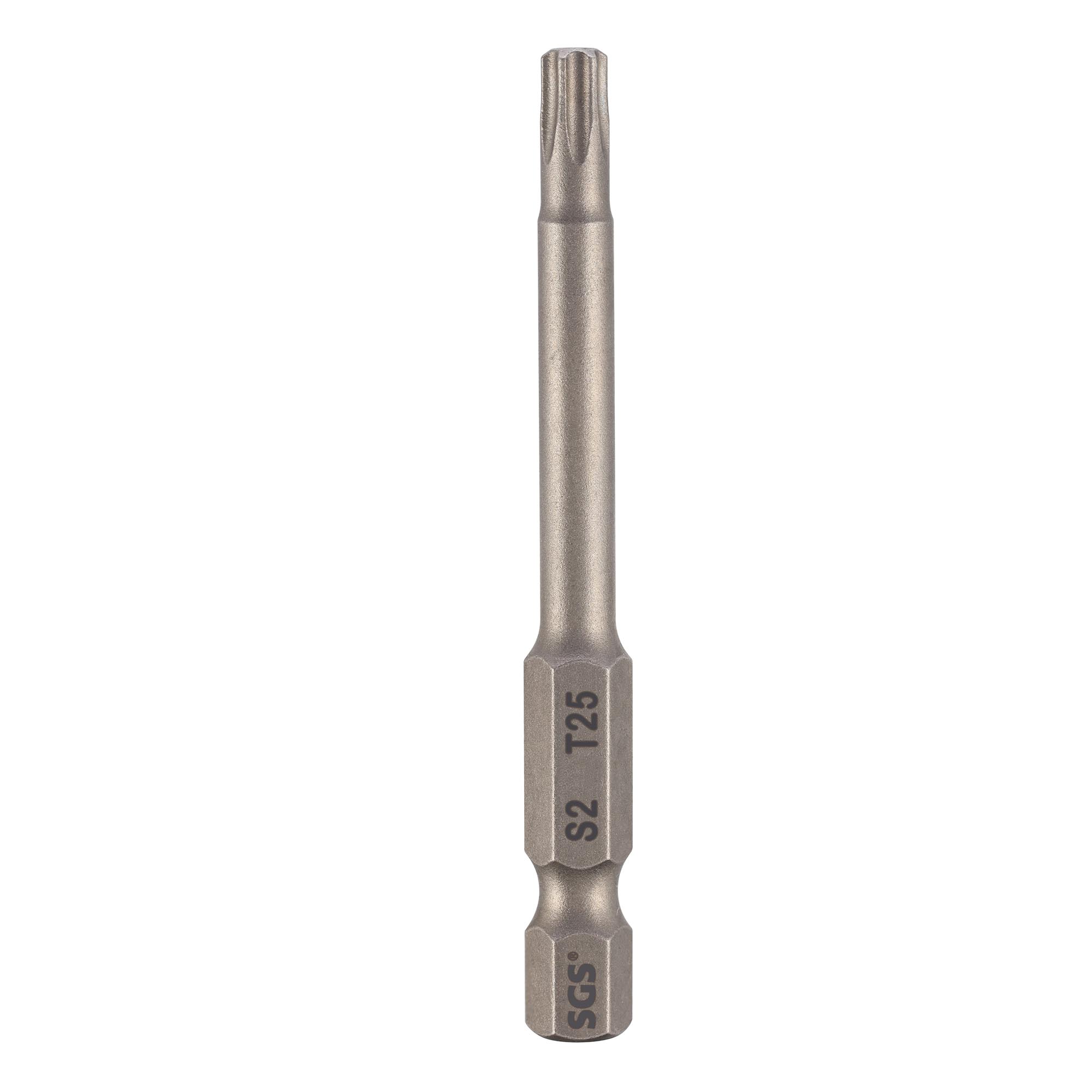 Бита SGS TORX T25х50мм S2 1шт 6350-T25