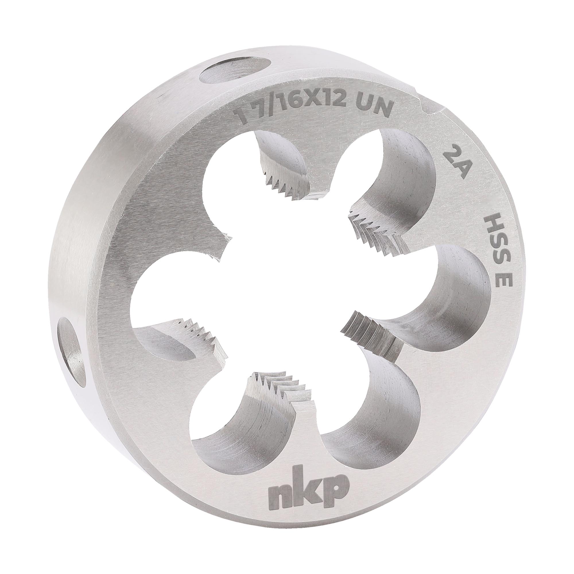 Плашка дюймовая NKP UN 1,7/16"-12 HSSE DIN22568 75x20мм 29910716UN12