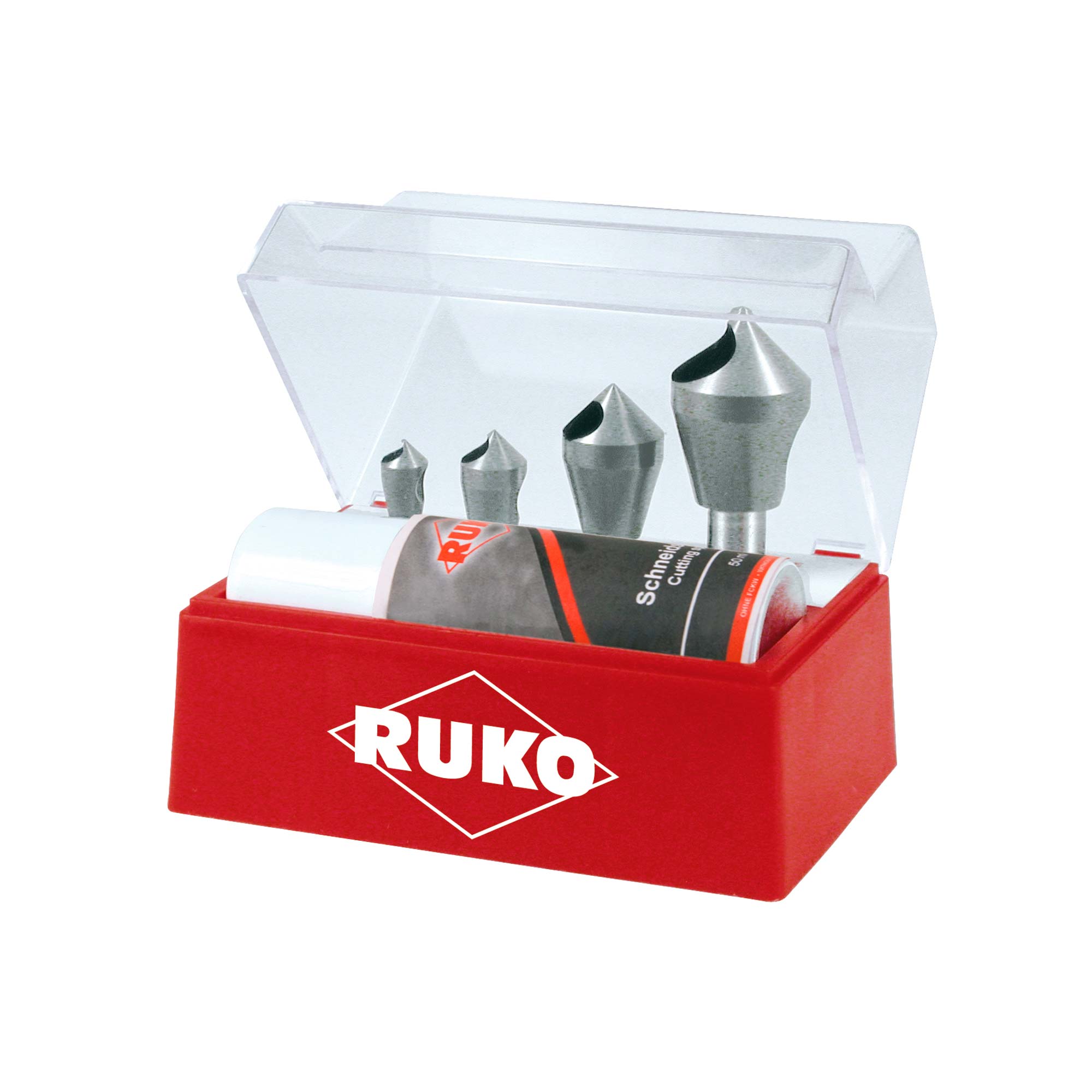 Набор полых зенковок с отверстием Ruko 90° 2/5-15/20 HSSE-Co5 1z 4шт 102310E
