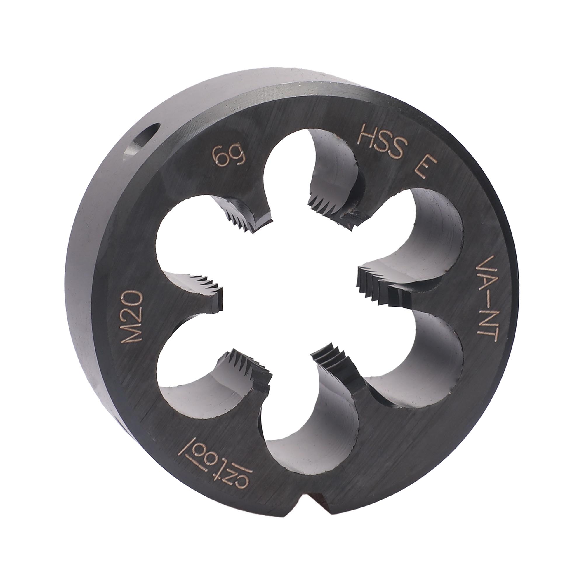Плашка с стружколомом Bucovice Tools М20х2,5 HSSE-VA-NT DIN EN 22568 6g 45х18мм 301200