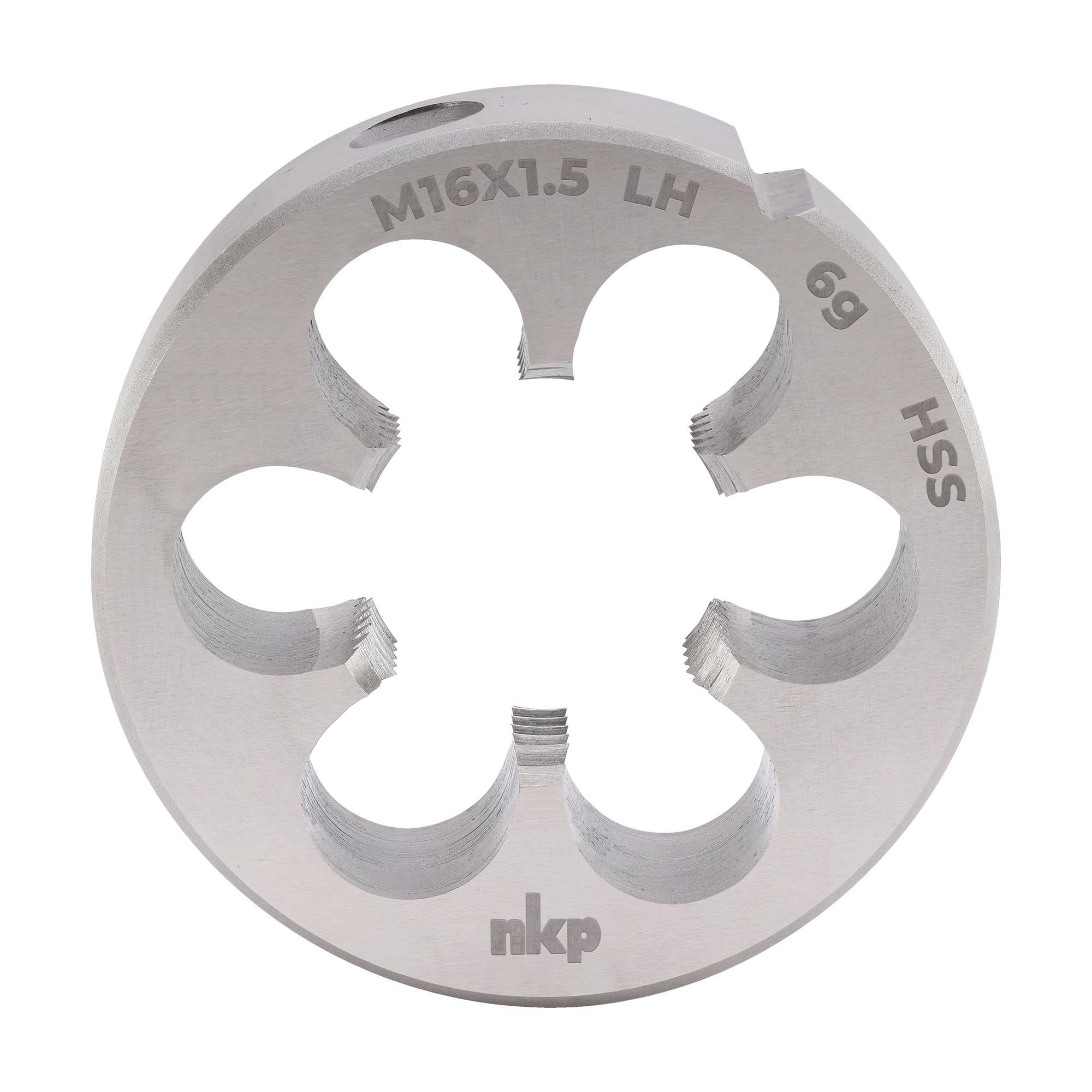 Плашка левая NKP М16х1,5 DINEN22568 HSS 6g 45х14мм 250161N