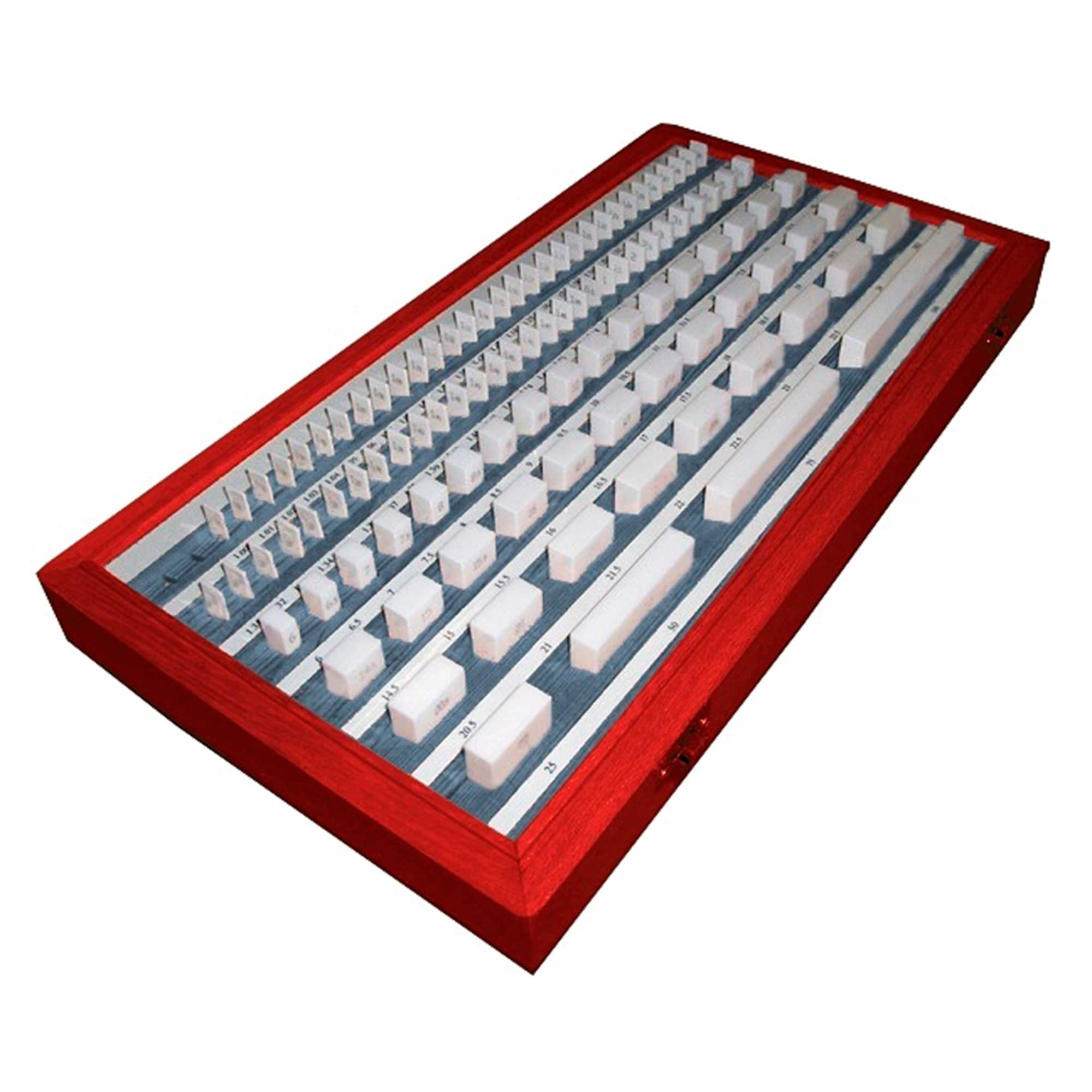 Набор концевых мер длины КМД 1-100 кл.1 103шт (Керамические) Kinex 1050-13-103