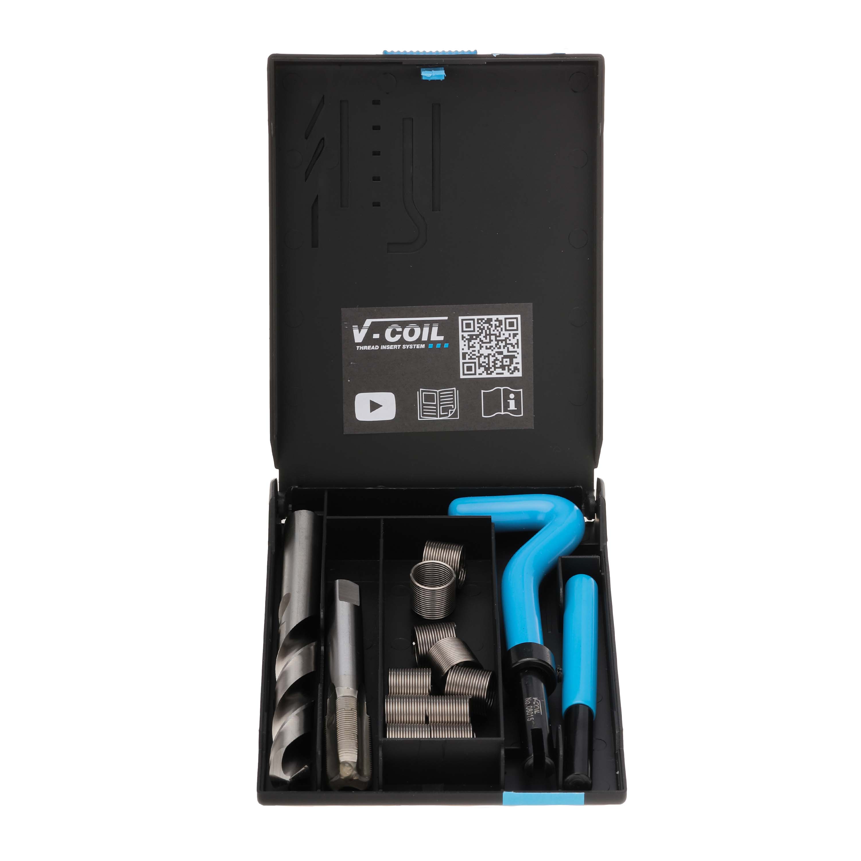 Набор для восстановления резьбы М12х1,0 14пр V-Coil Volkel 04024