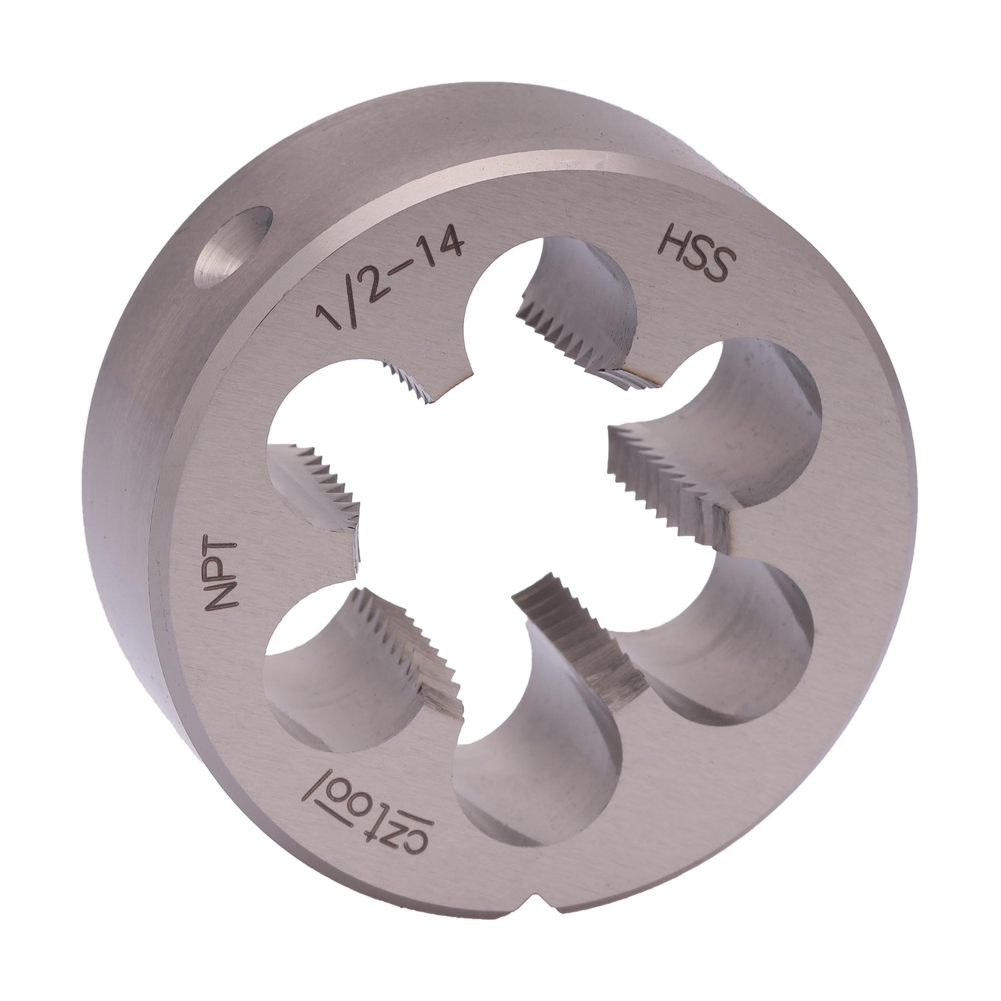 Плашка коническая Bucovice Tools NPT 1/2"-14 HSS DIN EN 24230 45x18мм 430120