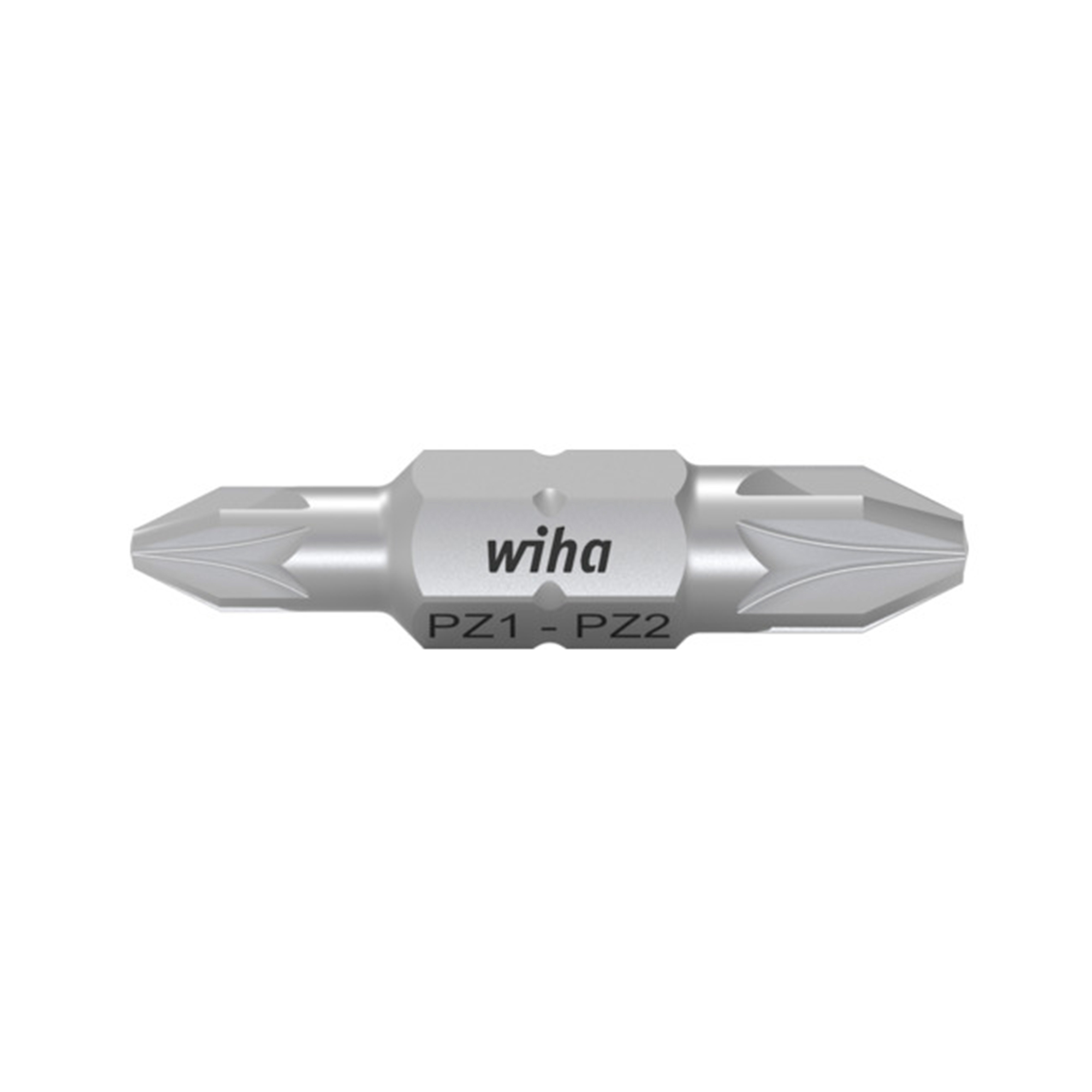 Бита двухсторонняя Doppelbit PZ1/PZ2 30мм Wiha 7412Z 43863