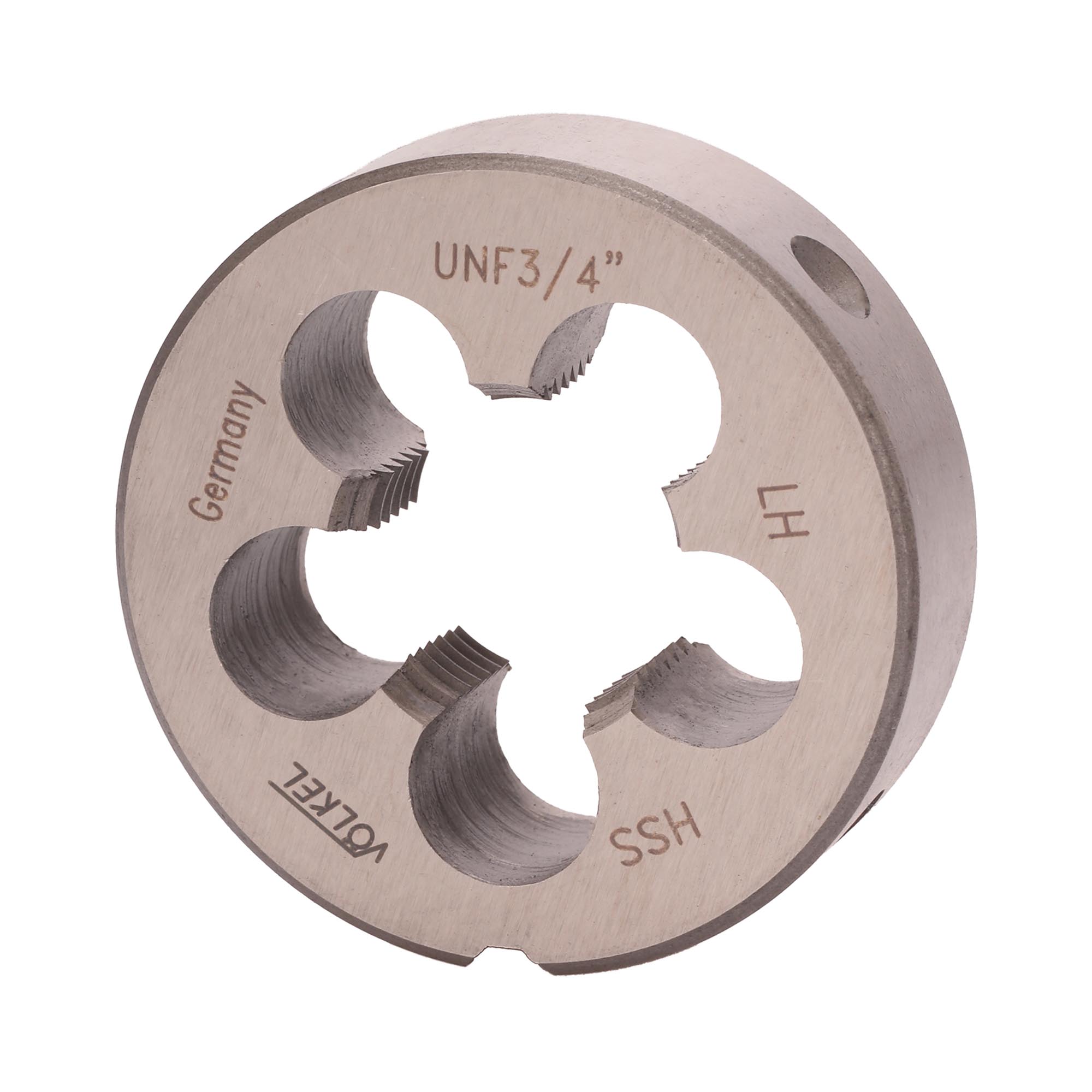 Плашка левая Volkel UNF 3/4"-16 HSS DIN EN 22568 2A 45x14мм V24230