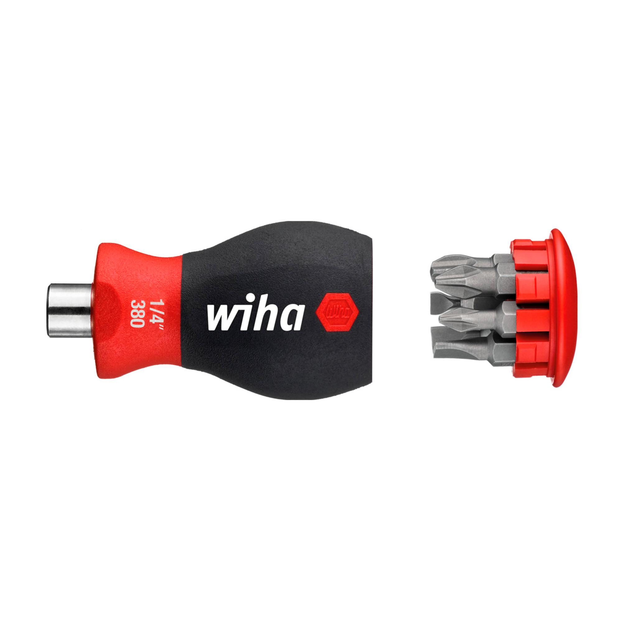 Отвертка с насадками Stubby SL/PH 57мм 6шт Wiha 3801-01 33736