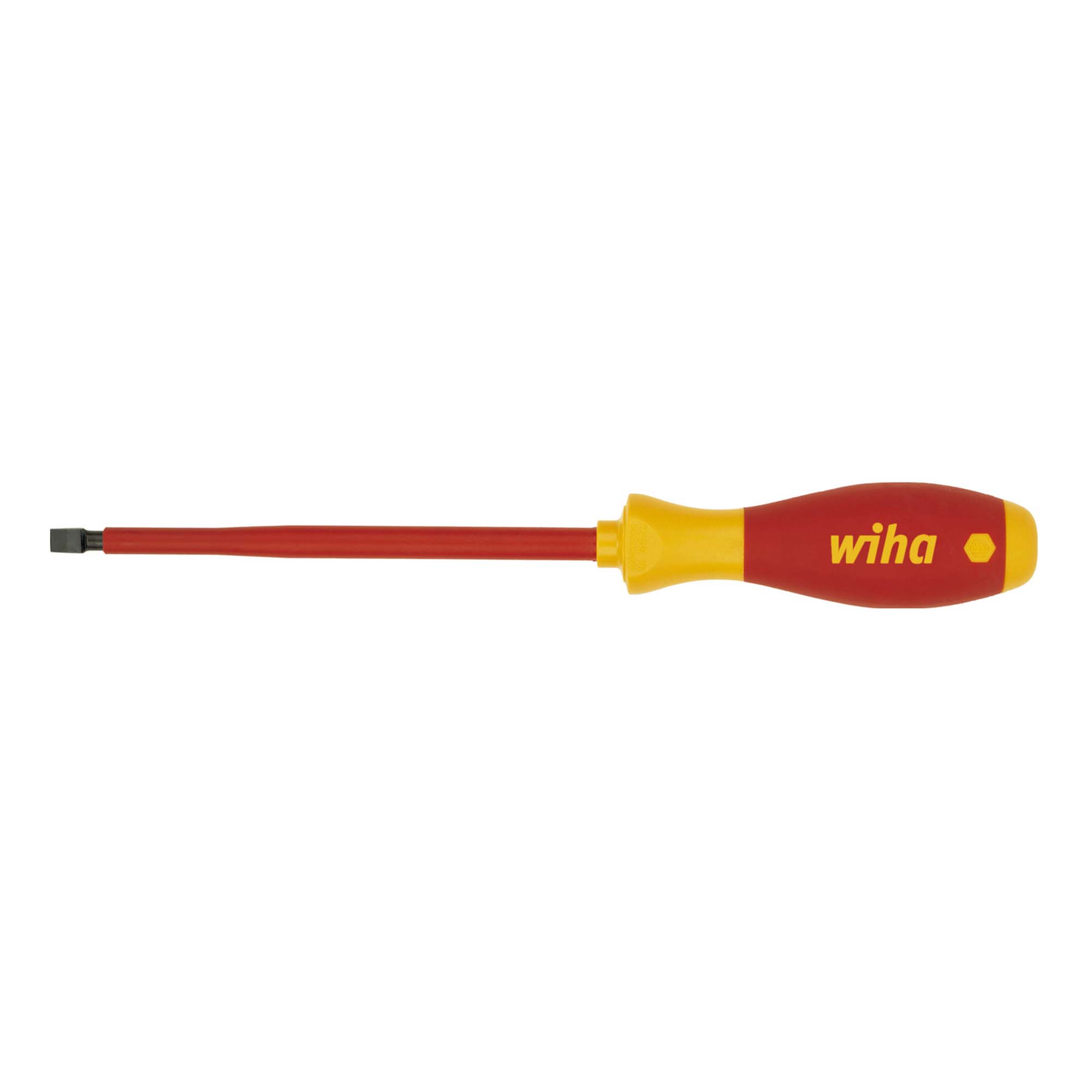 Отвертка диэлектрическая SoftFinish Electric SL2,0х0,4х60мм Wiha 320N 43385 (SB)
