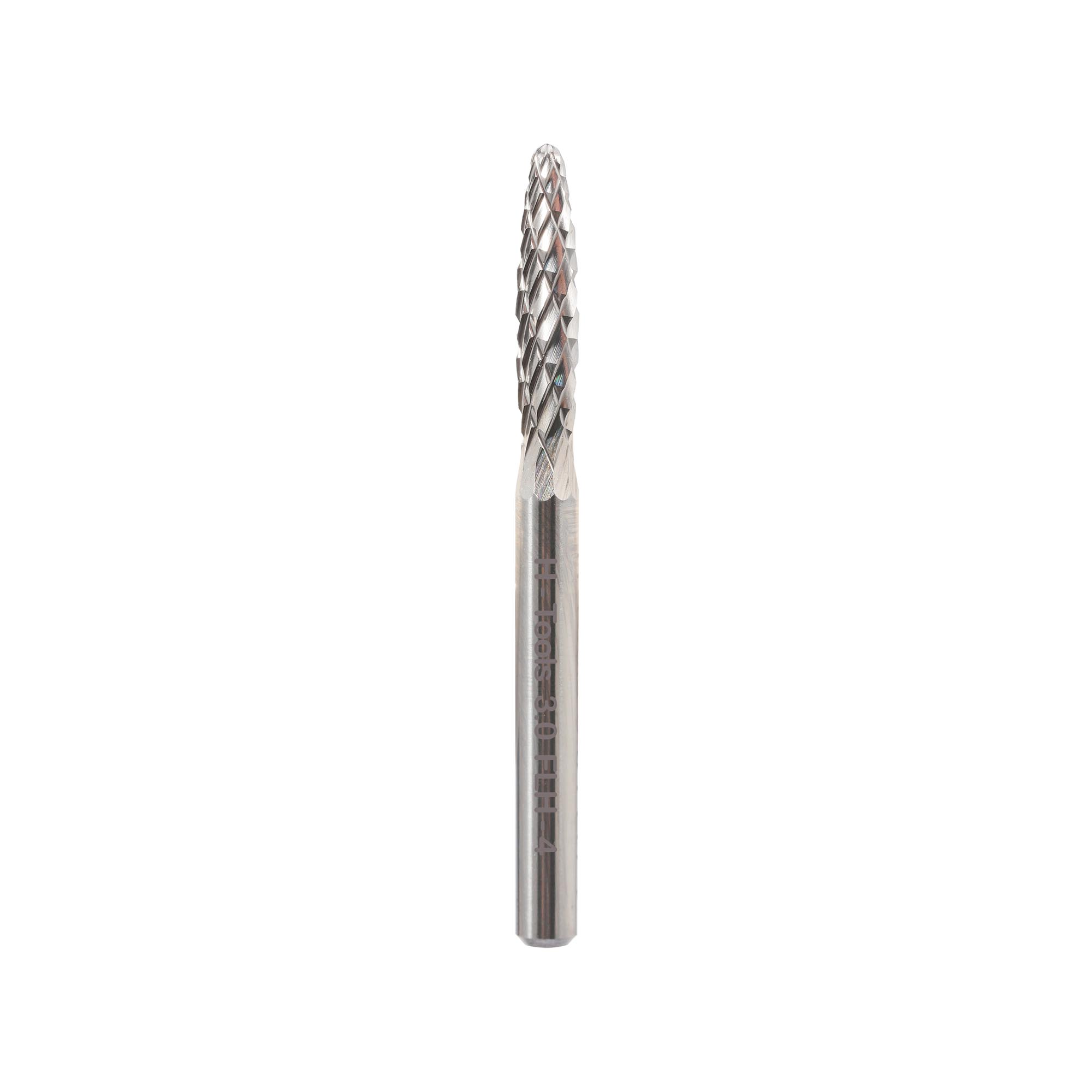 Бор-фреза твердосплавная H-Tools H(FLH) 3,0x14x38x3мм HM 116216HT
