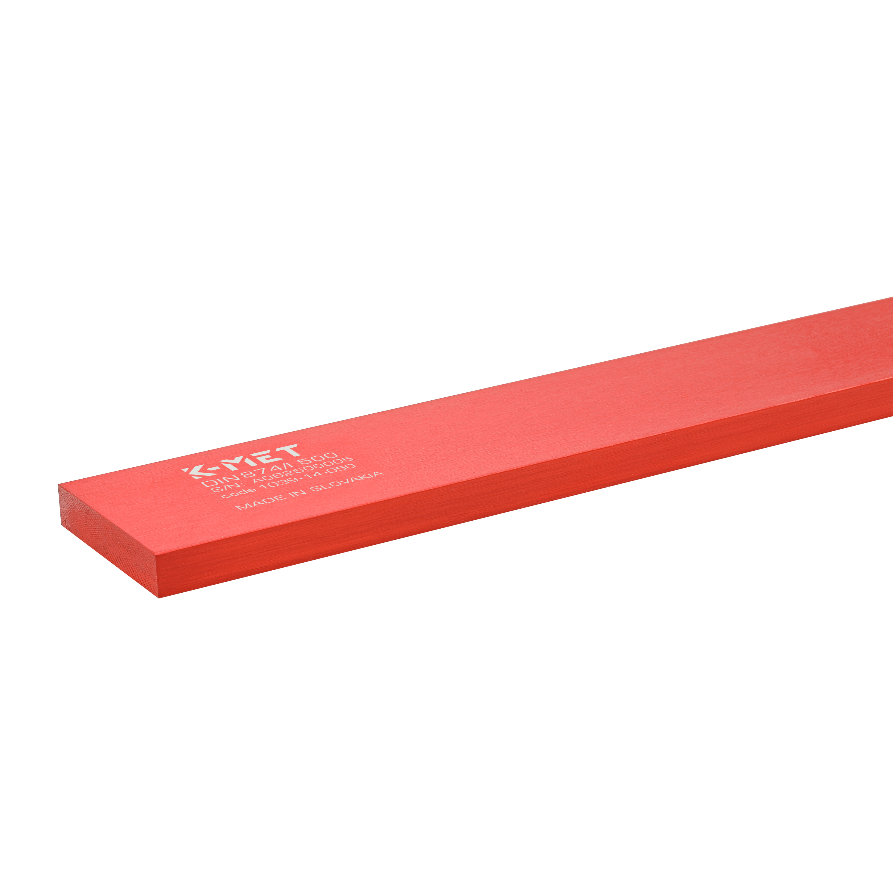Линейка алюминиевая с поверкой K-MET ШП-2000х100х15мм DIN874 кл.0 1039-04-200MT