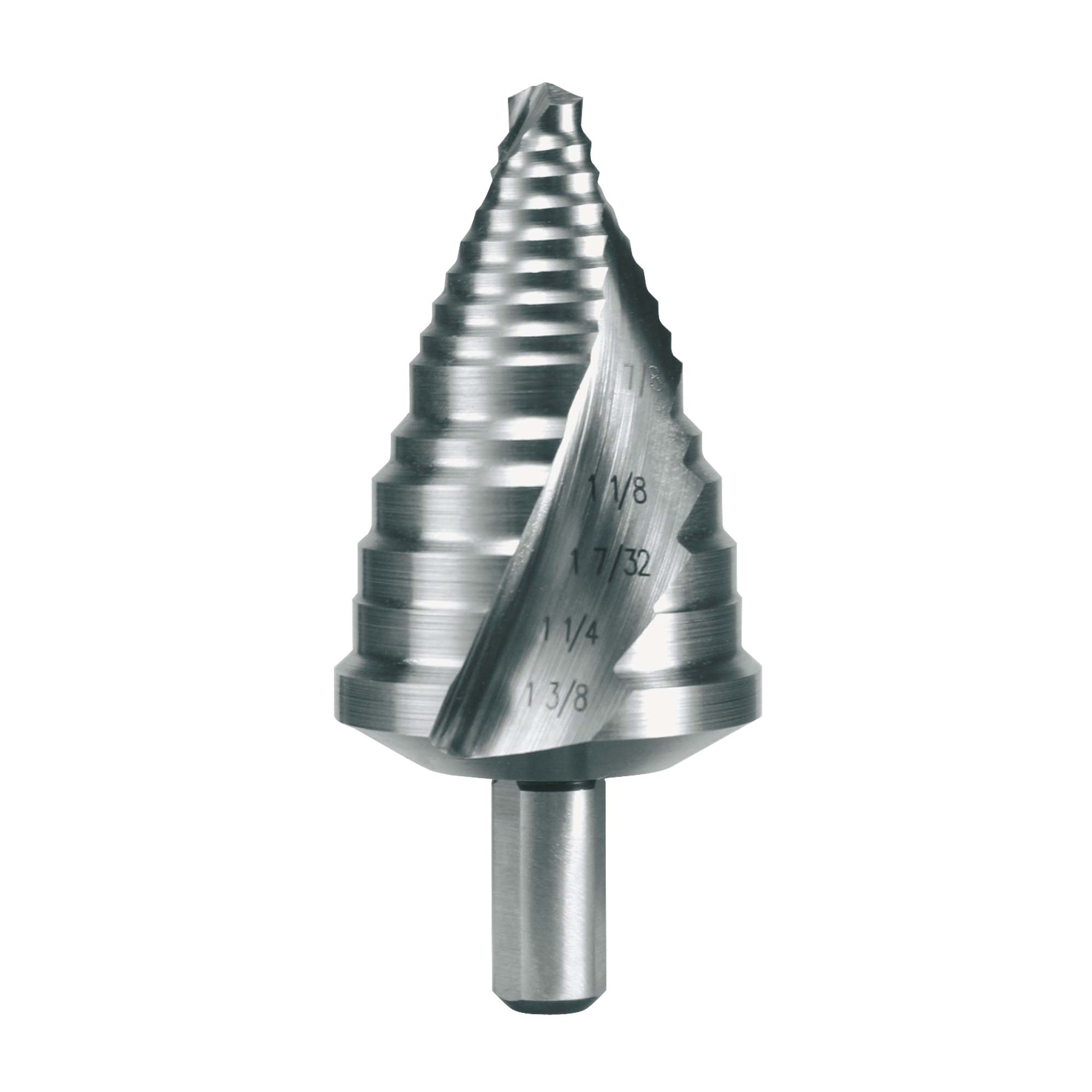 Сверло ступенчатое дюймовое Ruko 7/8-1,3/8" HSS-G 5ступ. d=3/8" 101706