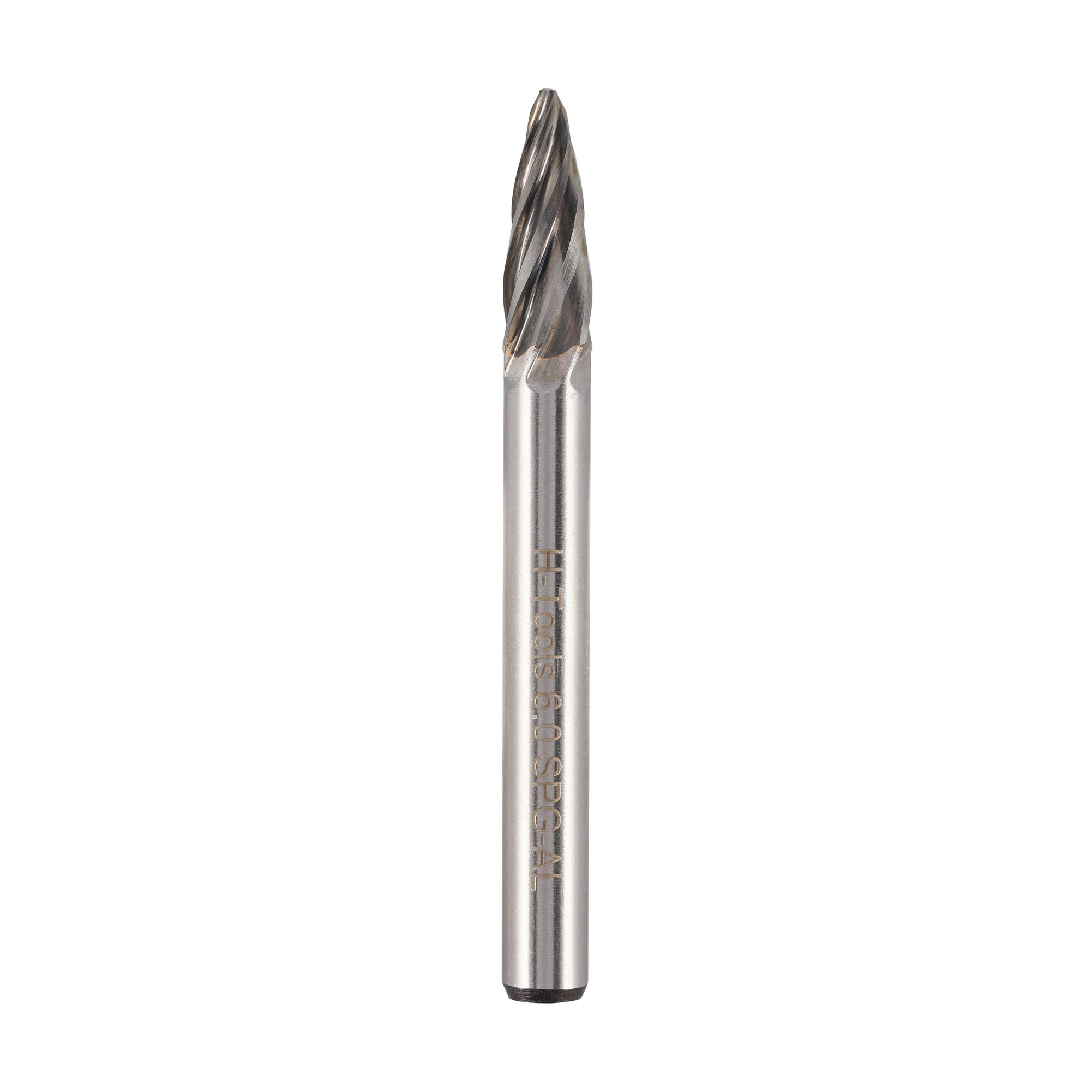 Бор-фреза твердосплавная H-Tools G(SPG) 6,0x18x63x6мм HM ALU 116025AHT
