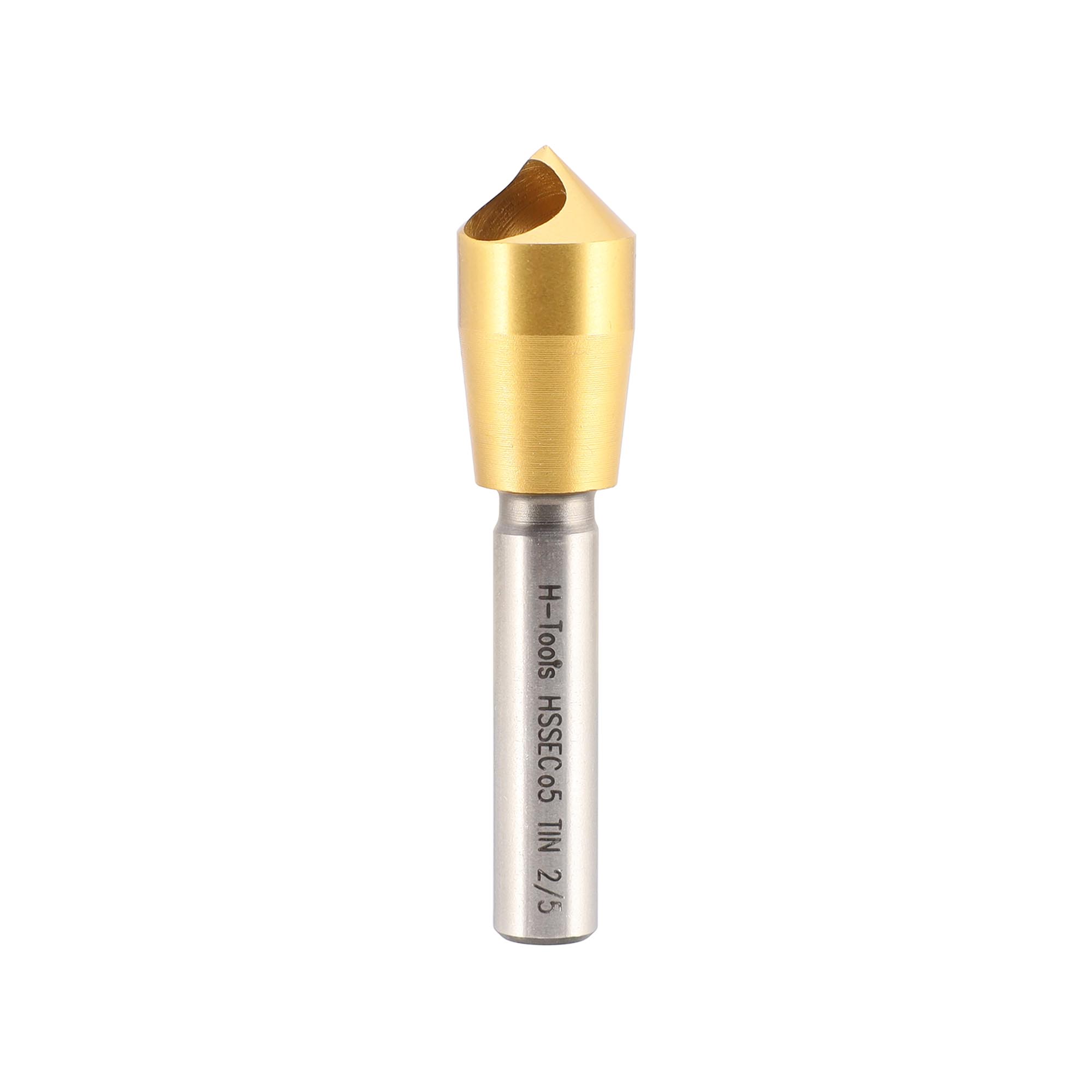 Зенковка полая с отверстием H-Tools 90° 10,0мм 2/5 HSSE-Co5 TiN 893005EHT