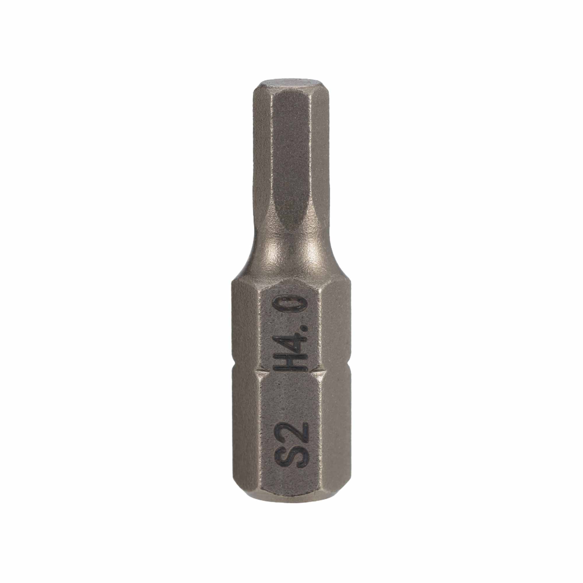 Бита шестигранная SGS HEX4,0х25мм S2 1шт 6325-H4.0