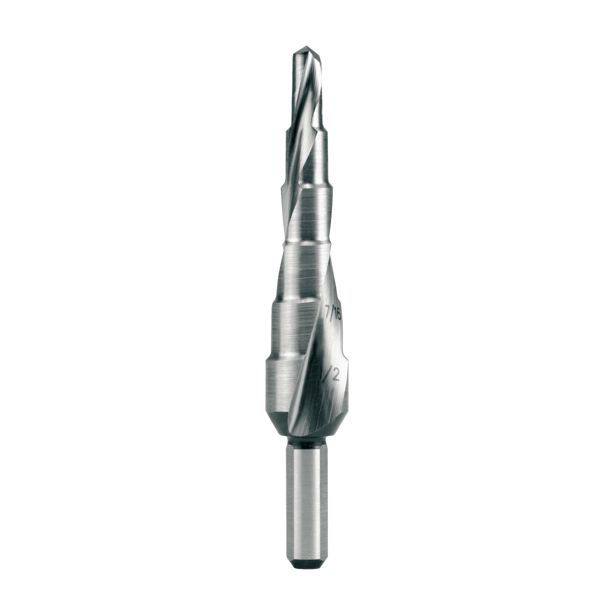 Сверло ступенчатое дюймовое Ruko 3/16-1/2" HSS-G 6ступ. d=1/4" 101701