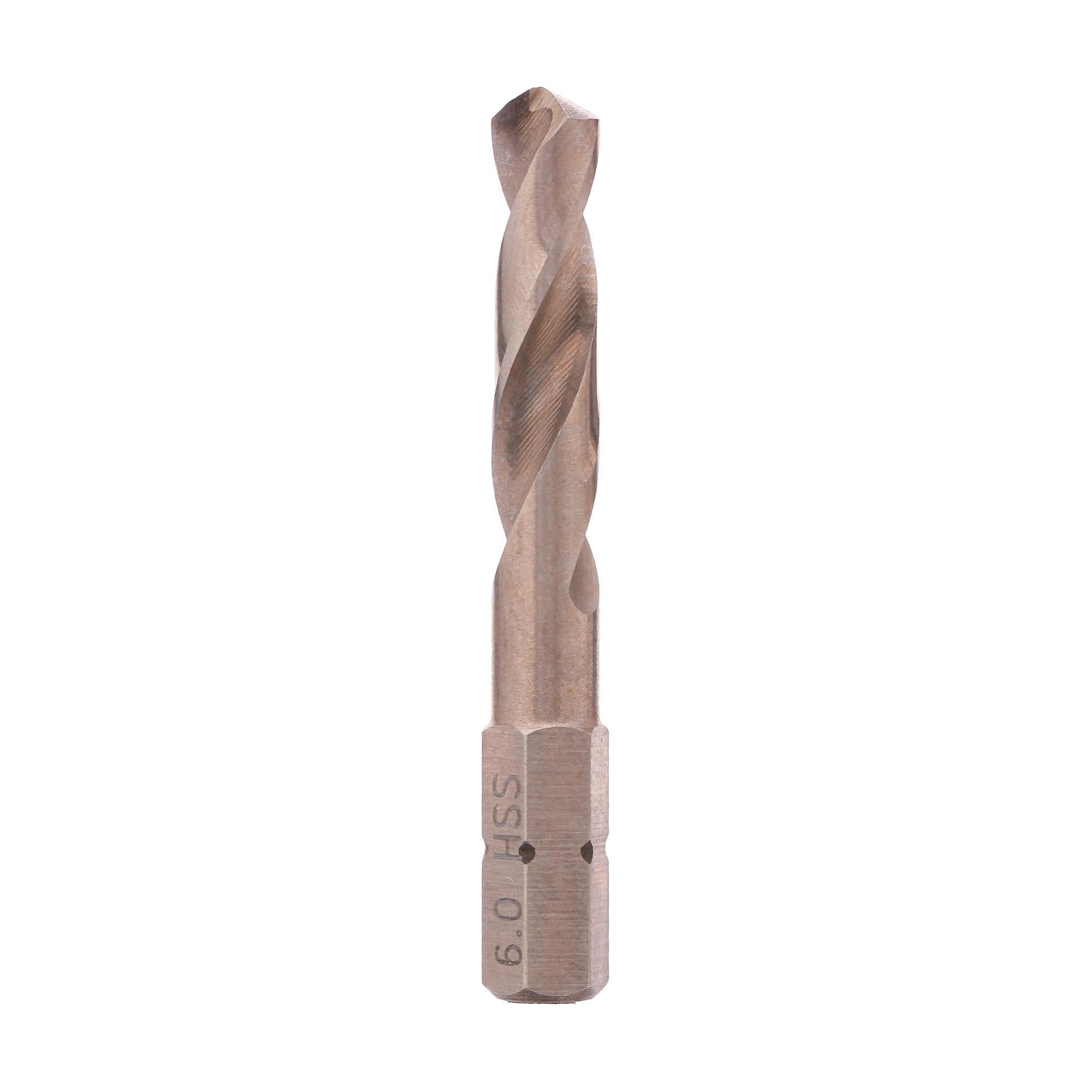 Сверло по металлу Hex-1/4" 6,0x50/26мм h8 3xD HSS-G 118° Volkel 67160