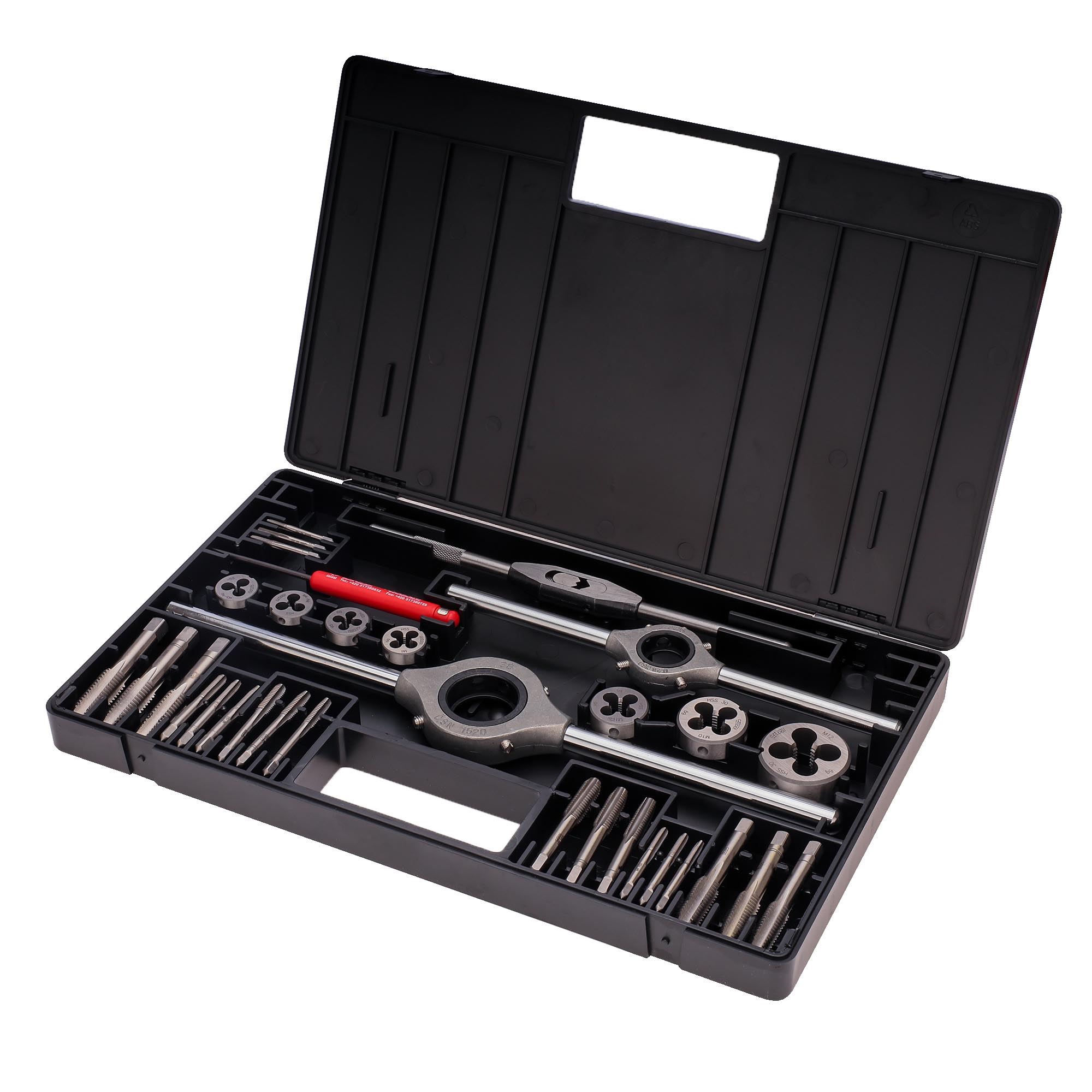 Набор метчиков и плашек Bucovice Tools M3-M12 HSS 34пр 340120