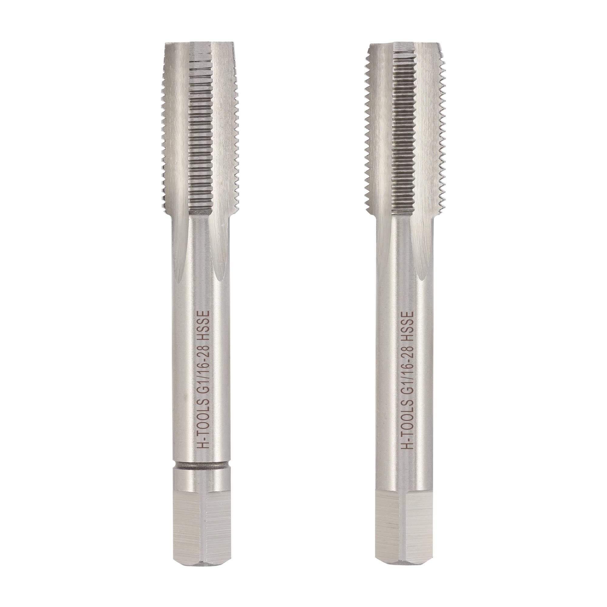 Набор метчиков 2шт H-Tools HSSE DIN5157 G 1/16"-28 55310EHT