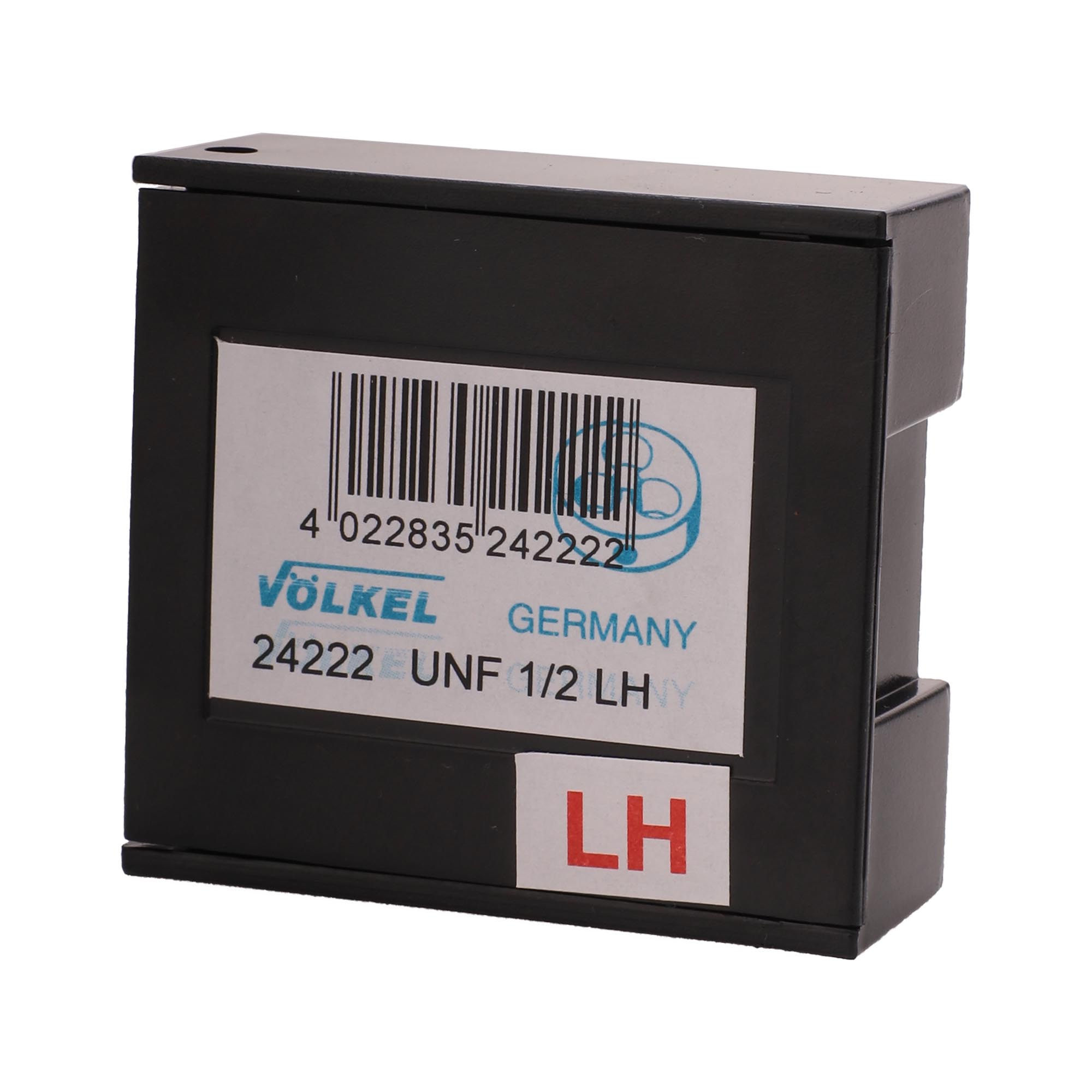 Плашка левая Volkel UNF 1/2"-20 HSS DIN EN 22568 2A 38x10мм V24222