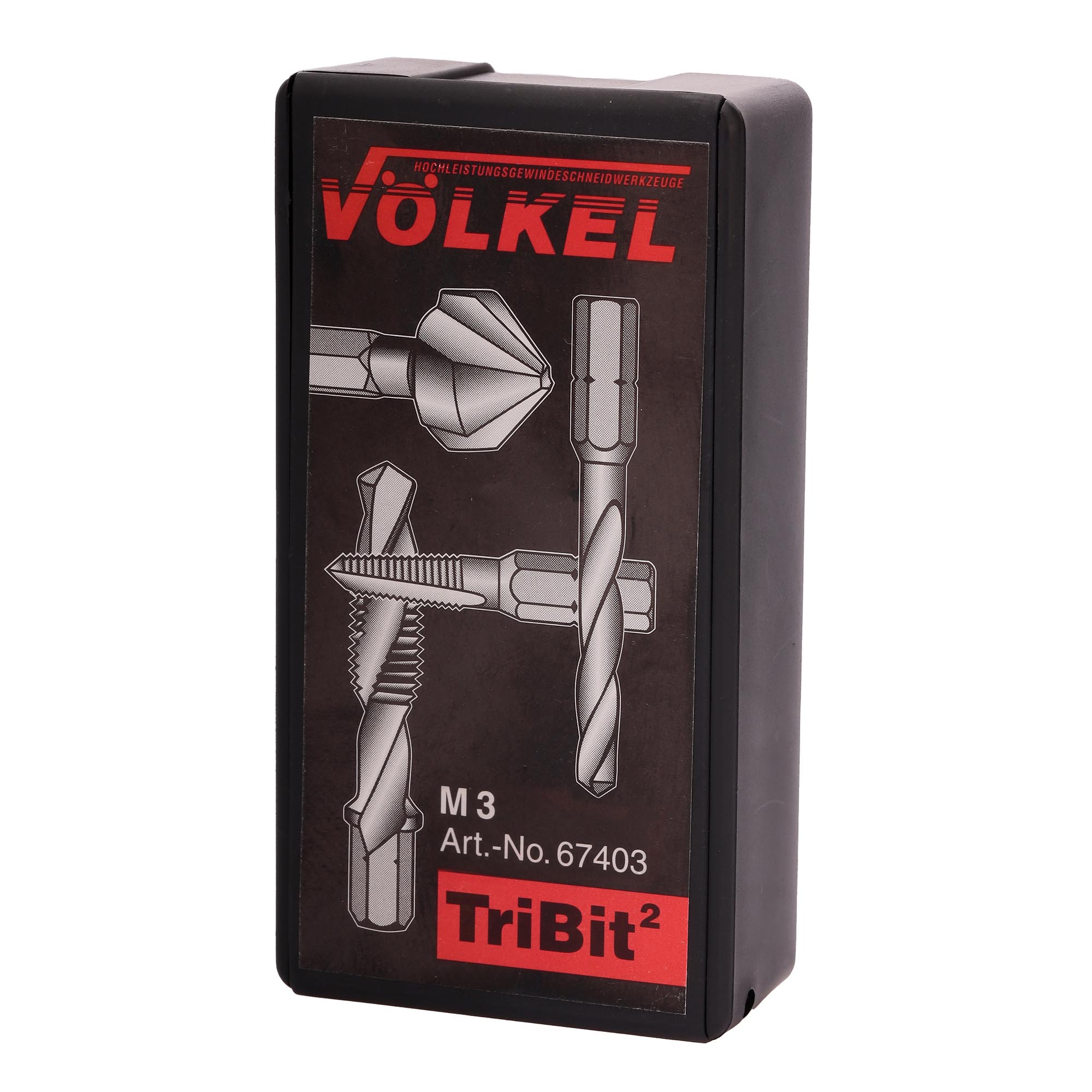 Метчик TriBit Volkel HSS-G 6h метрическая резьба М3х0,5 67403