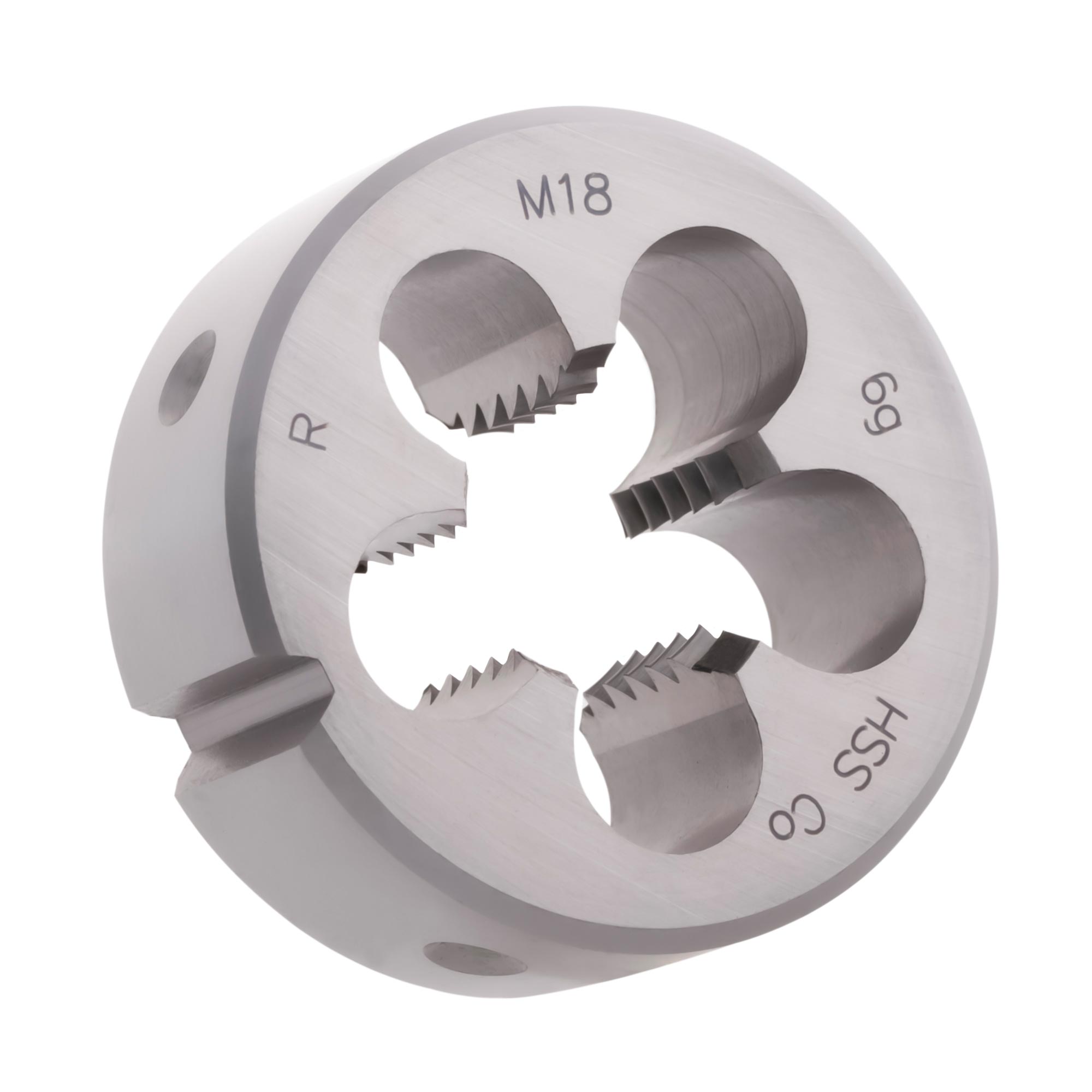Плашка Ruko М18х2,5 HSSE DIN EN 22568 6g 45х18мм 237180E