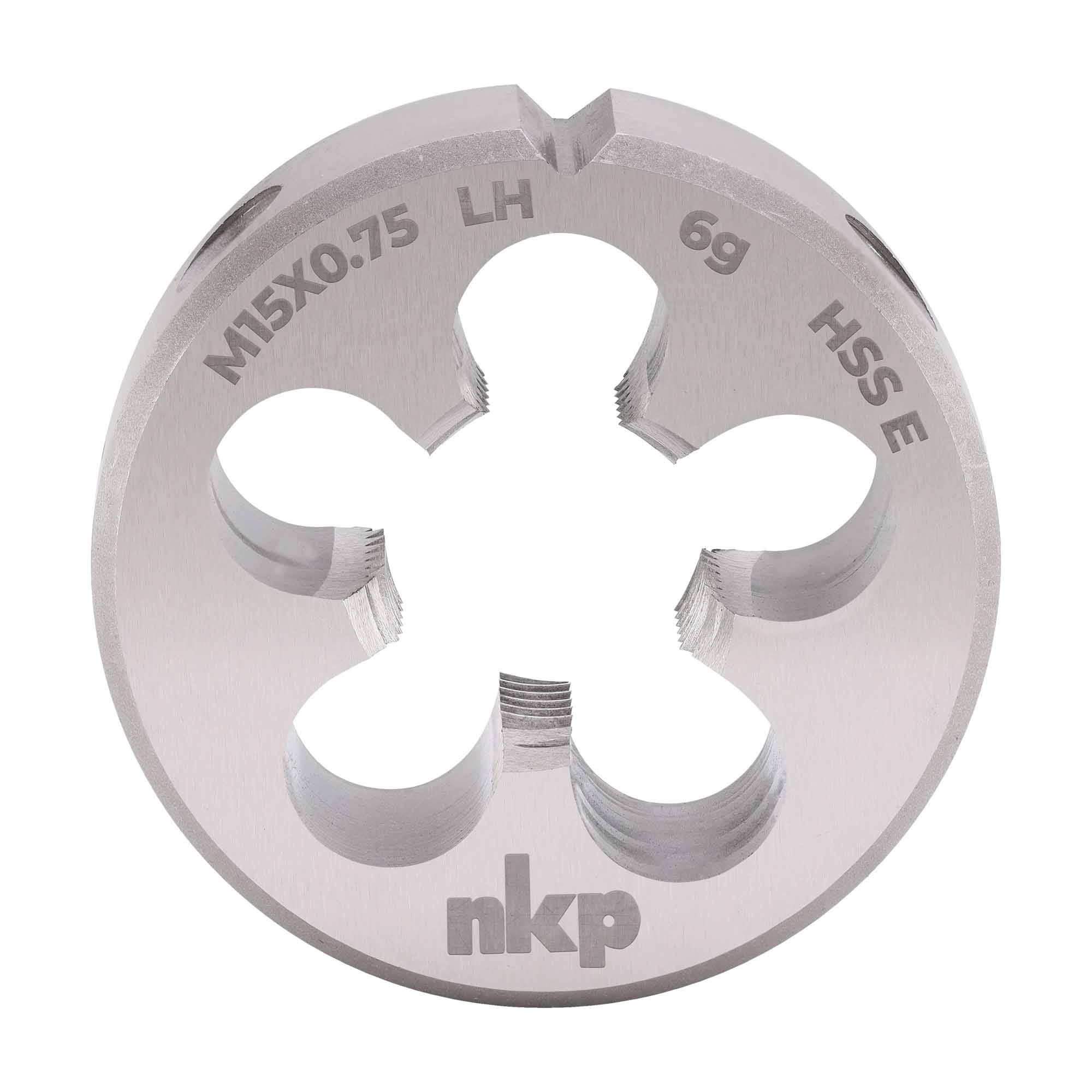 Плашка левая NKP М15х0,75 DINEN22568 HSSE 6g 38х10мм 294154N