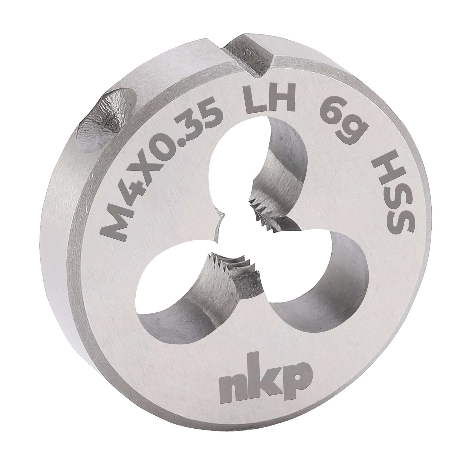 Плашка левая NKP М4х0,35 DINEN22568 HSS 6g 20х5мм 250042N