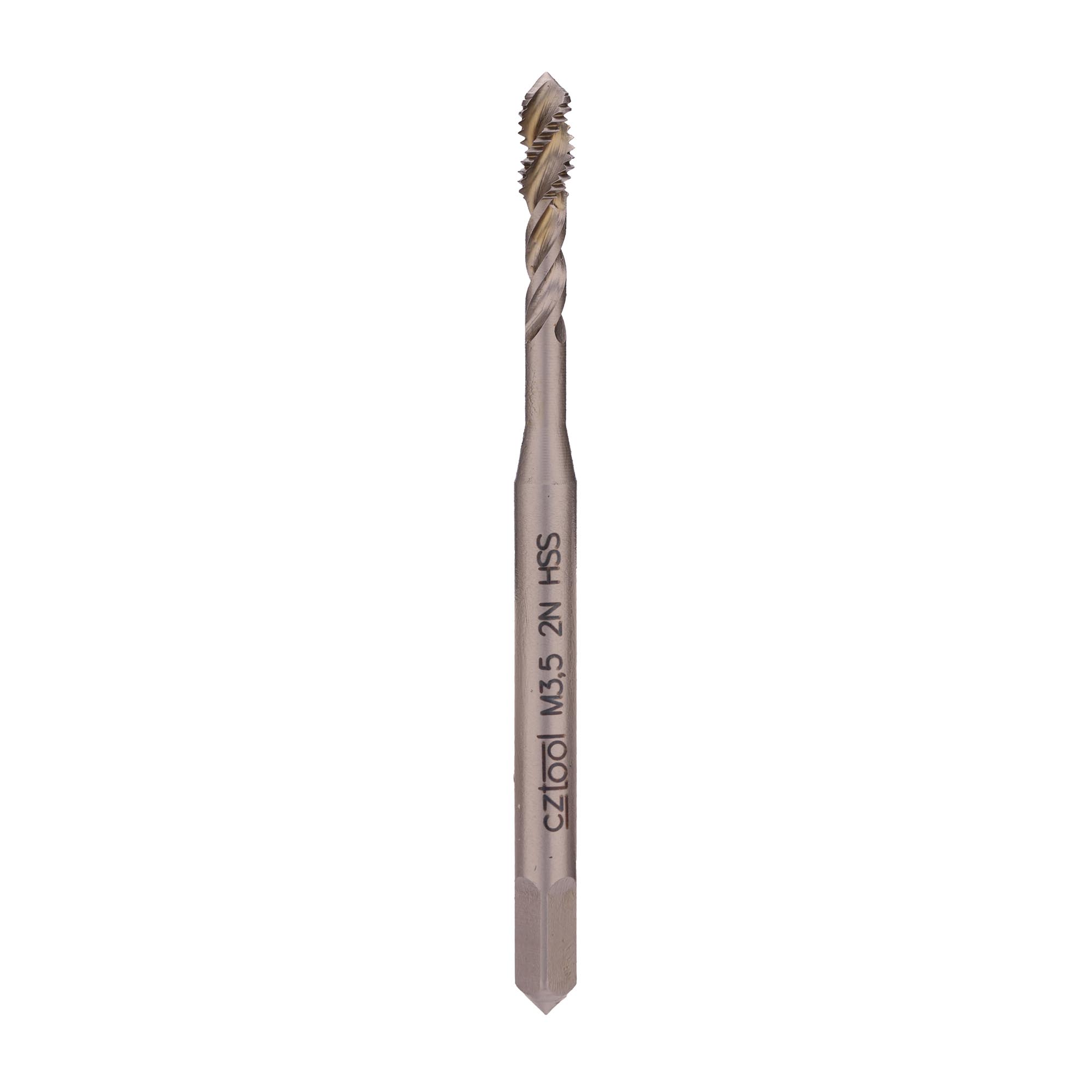Метчик винтовой машинный Bucovice Tools HSS DIN371 2n метрическая резьба М3,5х0,6 103035