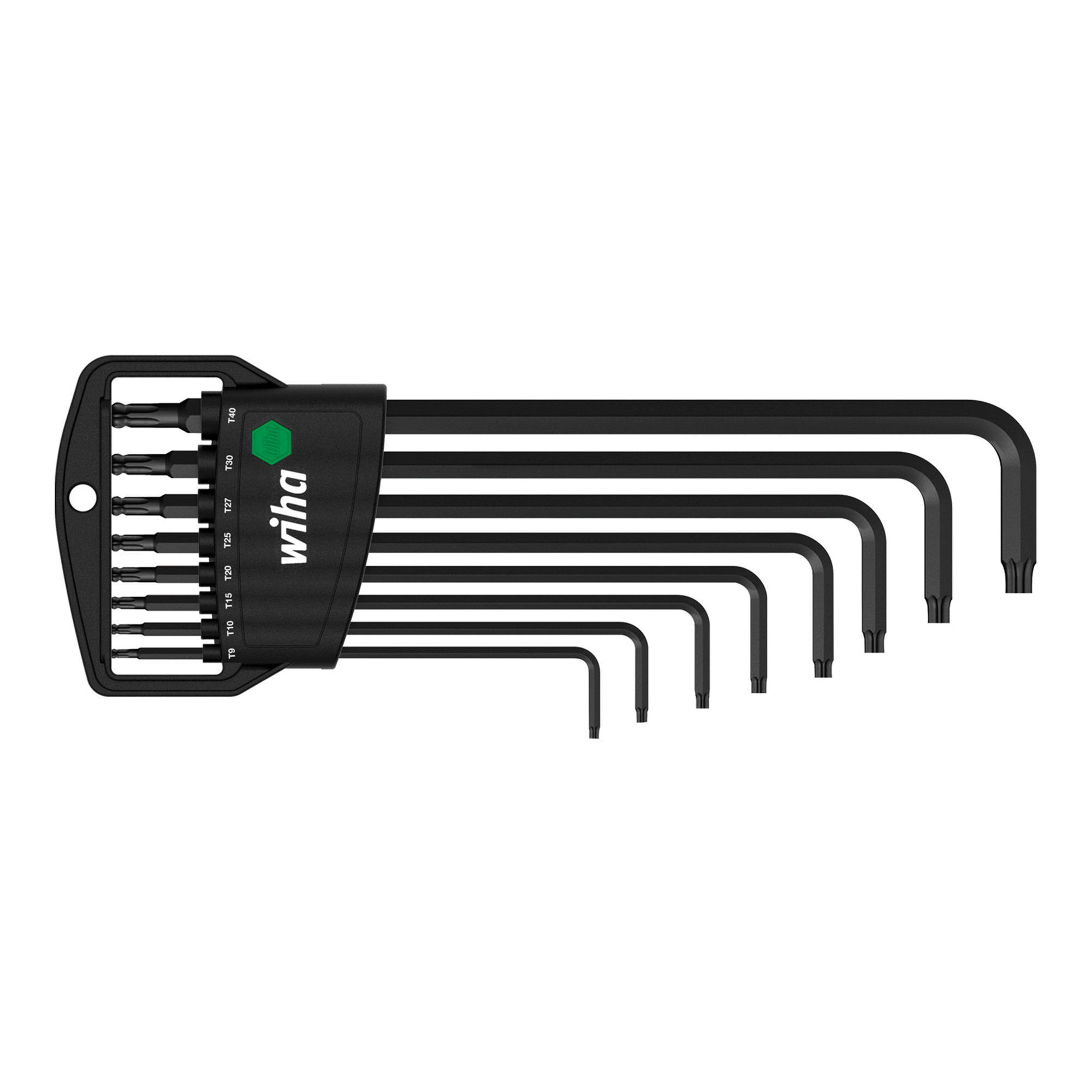 Набор ключей Г-образных TORX T9-T40 Classic (Сферические) 8шт Wiha 366BE 32395 (SB)
