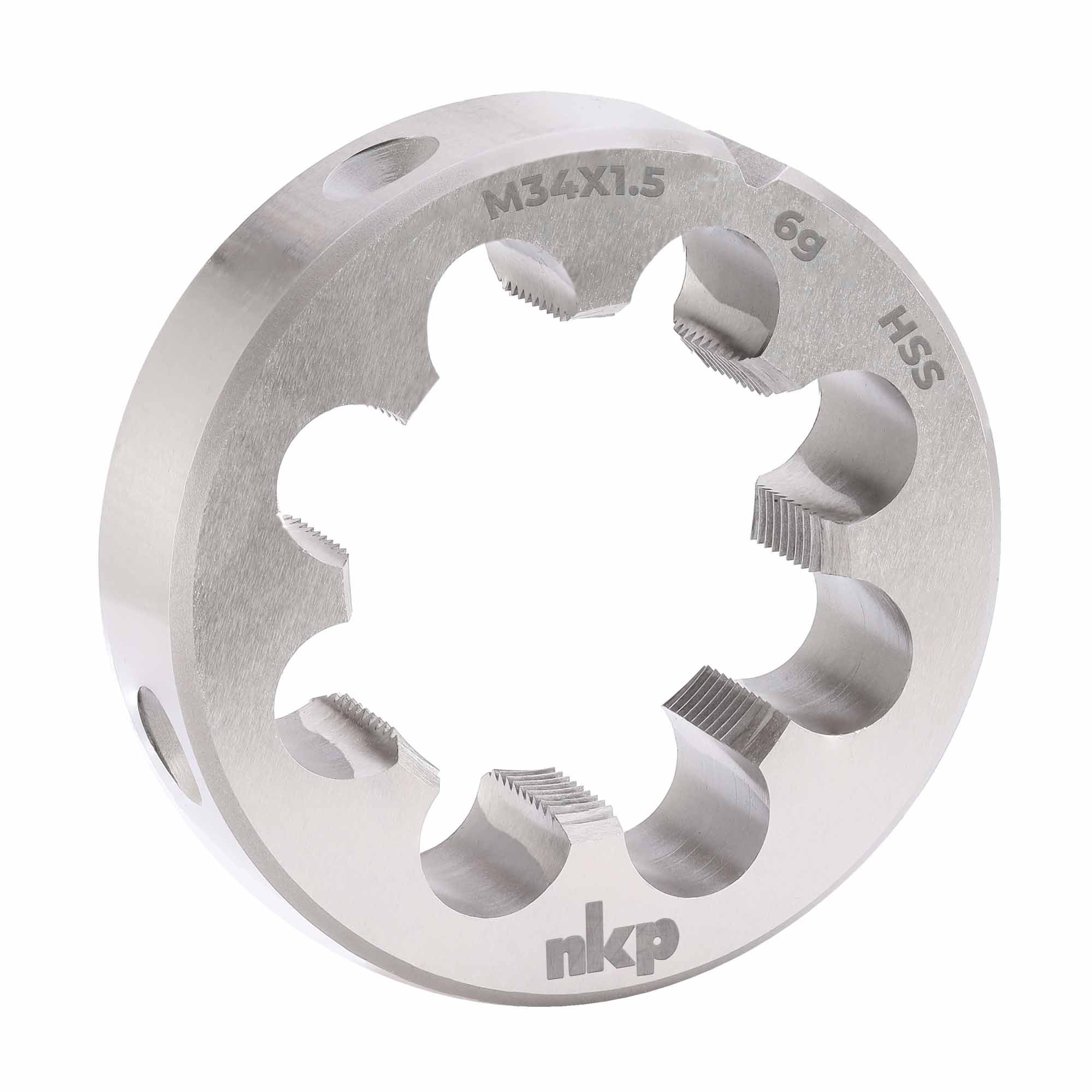 Плашка NKP М34х1,5 DINEN22568 HSS 6g 65х18мм 240341N