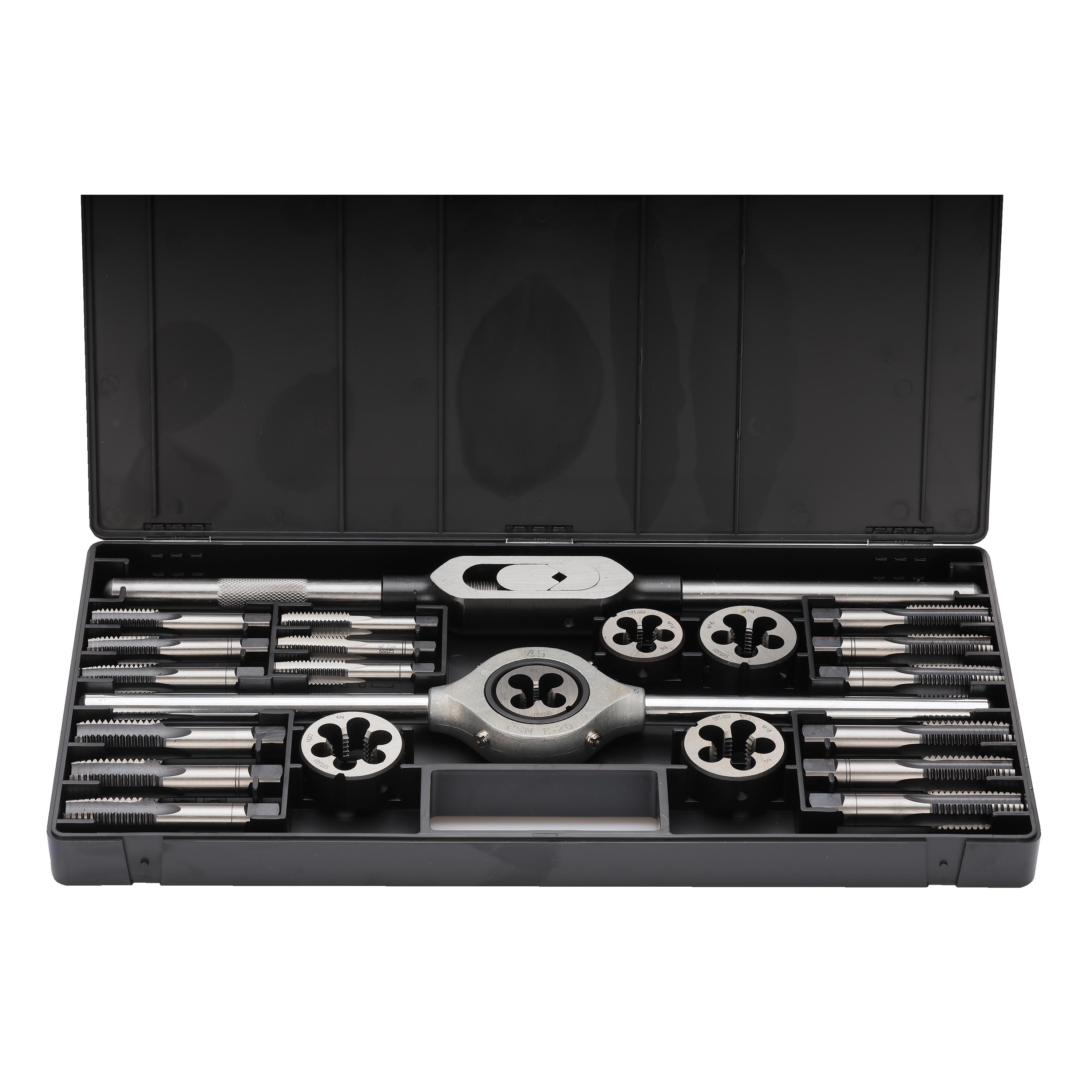 Набор метчиков и плашек Bucovice Tools M12-M20 115CrV3 23пр 310200