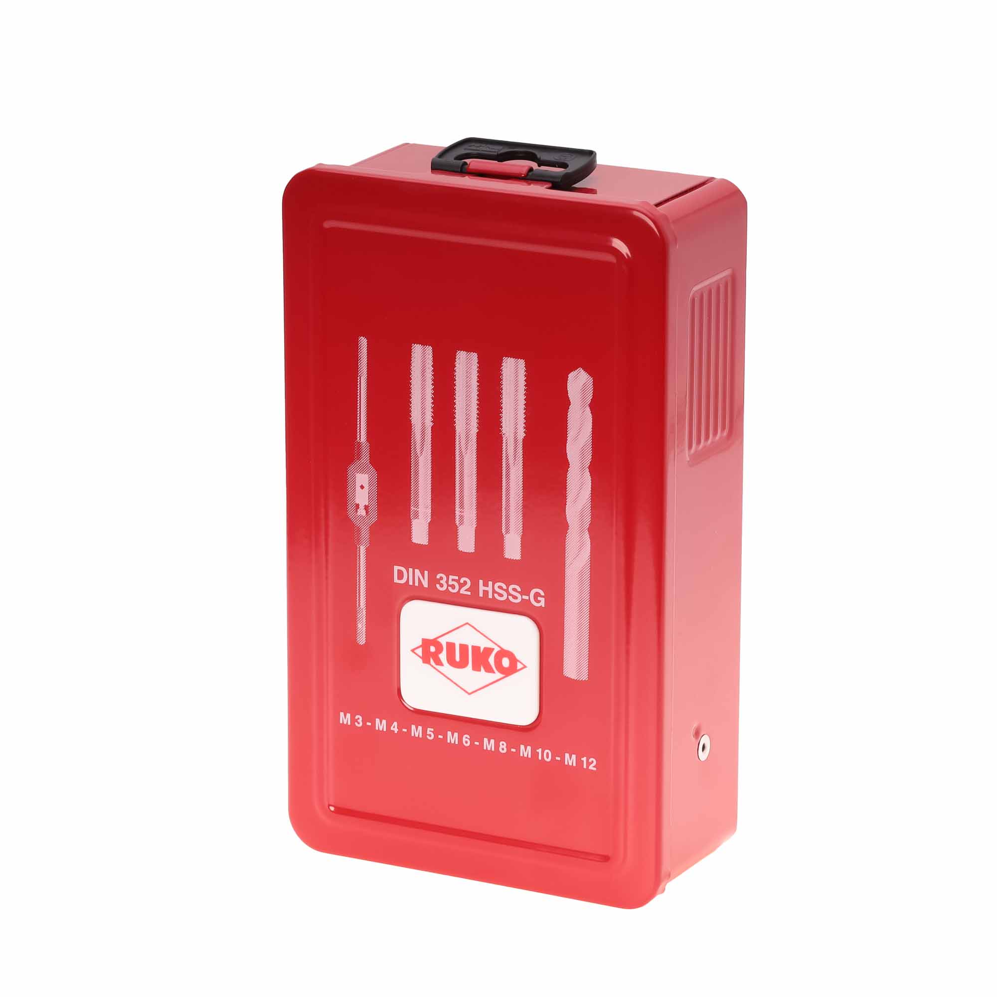 Набор комплектных метчиков Ruko M3-M12 HSS-G DIN352 29пр 245003
