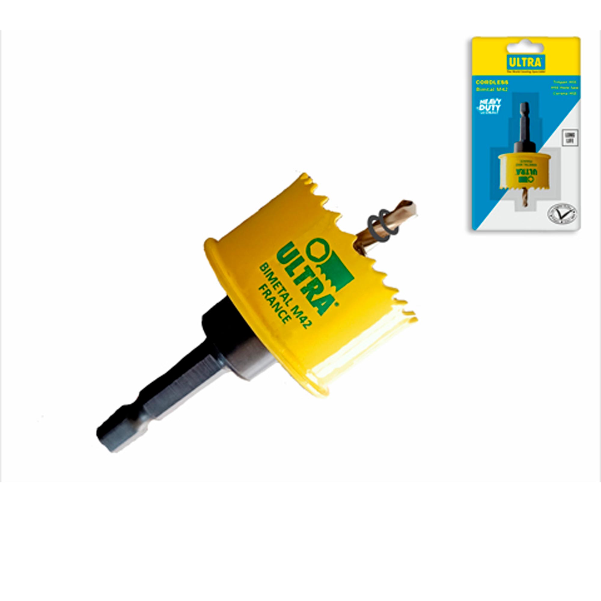 Коронка по металлу с хвостовиком ULTRA Bi-Metall 89мм HSSE-Co8 SC 89