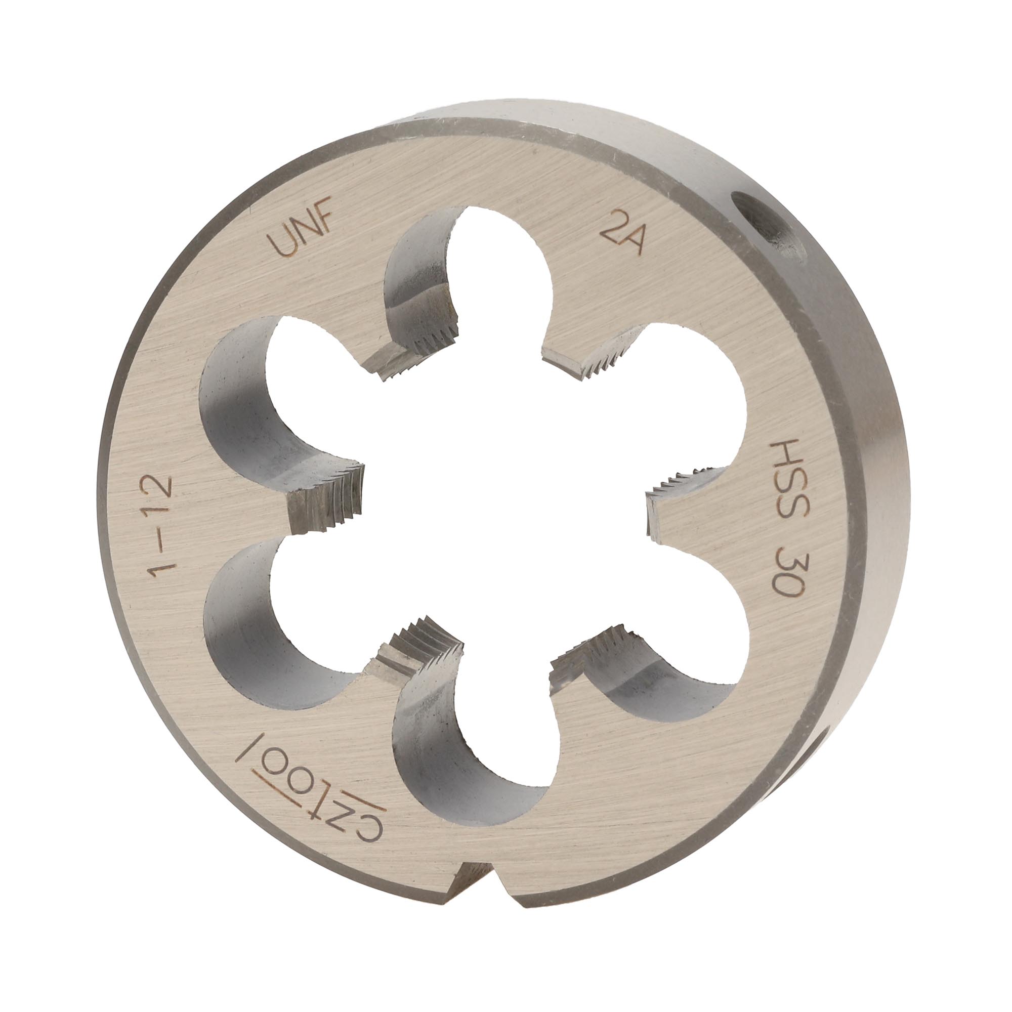 Плашка дюймовая Bucovice Tools UNF 1,0"-12 HSS DIN EN 22568 2A 55x16мм 246100BT