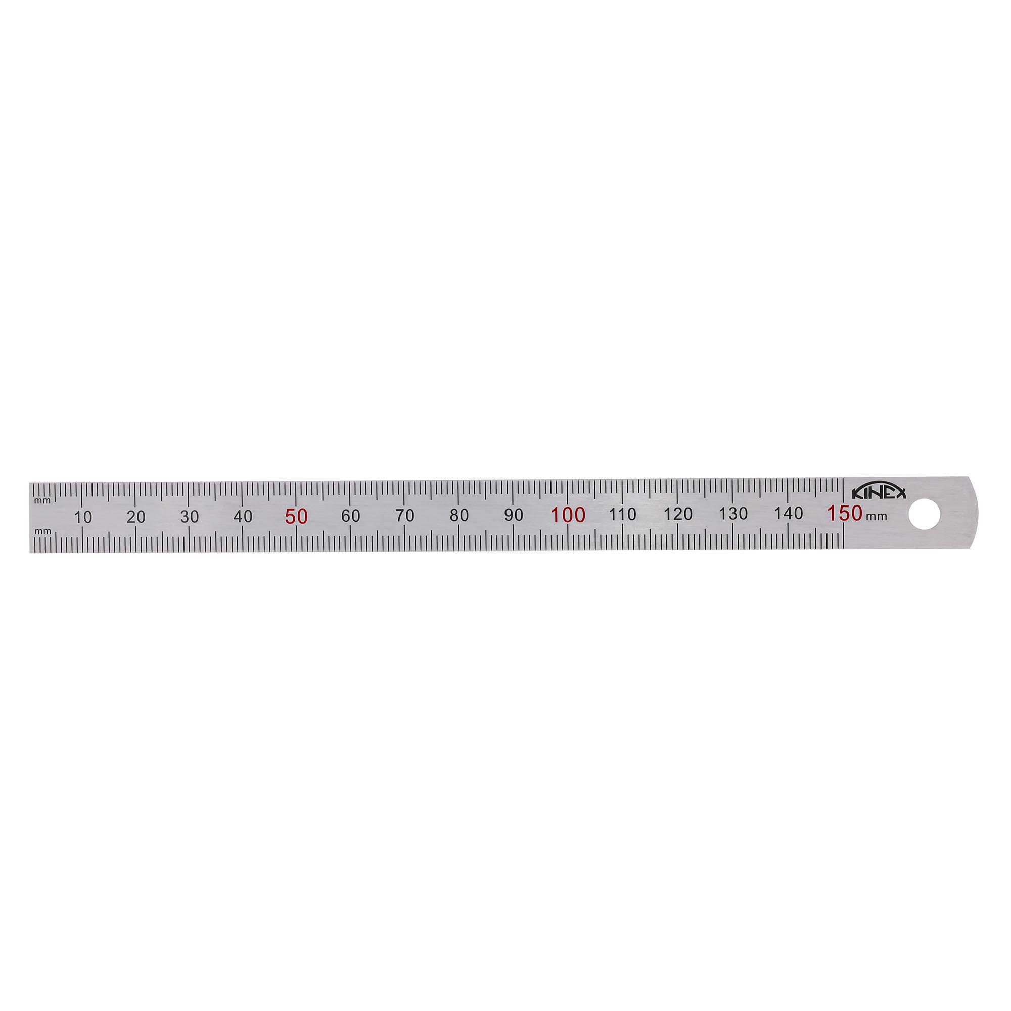 Линейка Kinex K-met 150х13х0,5мм Шкала 1,0мм 1022-0