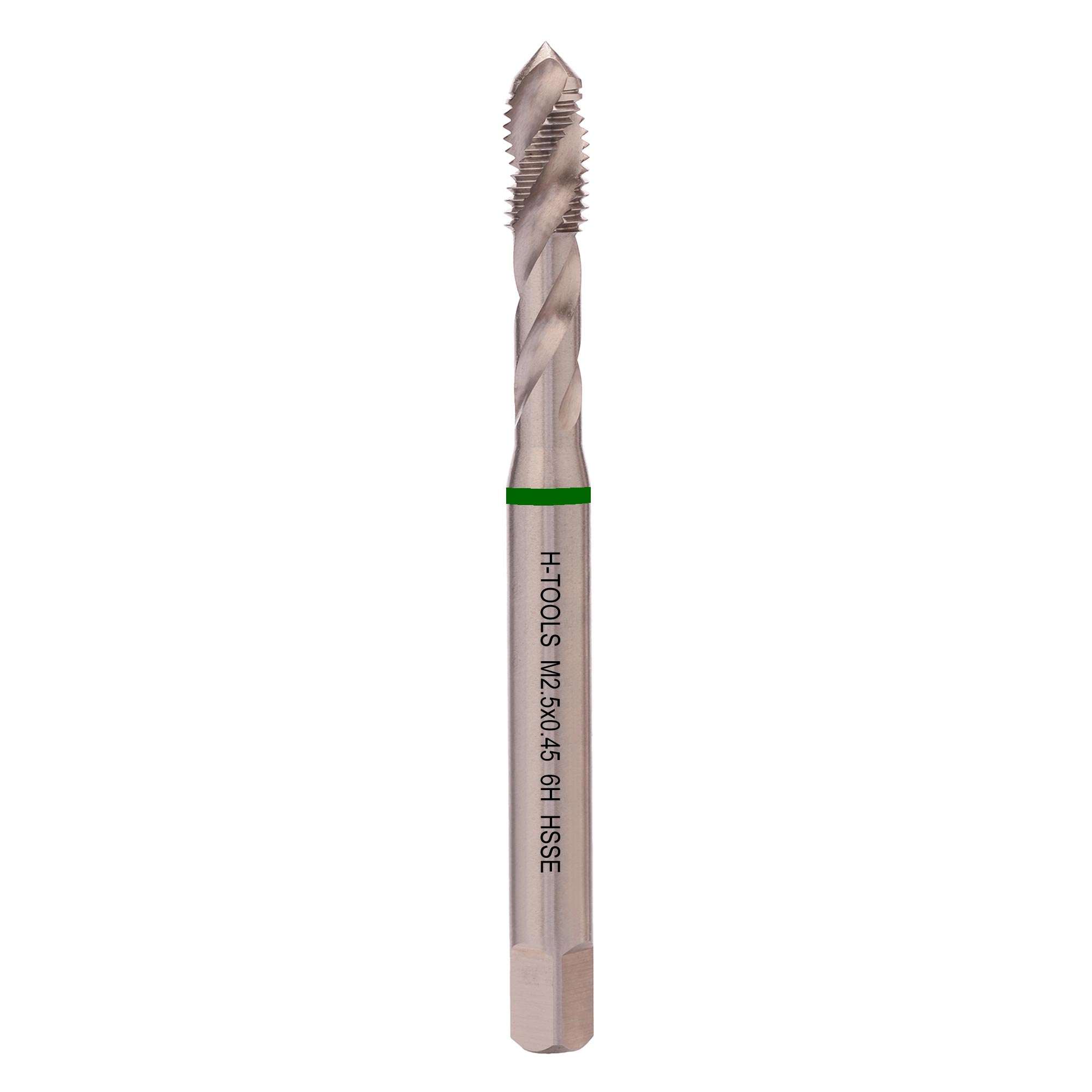 Метчик винтовой машинный H-Tools М2,5х0,45 DIN371 HSSE 6h C/2-3P R35 511101-C4-0025