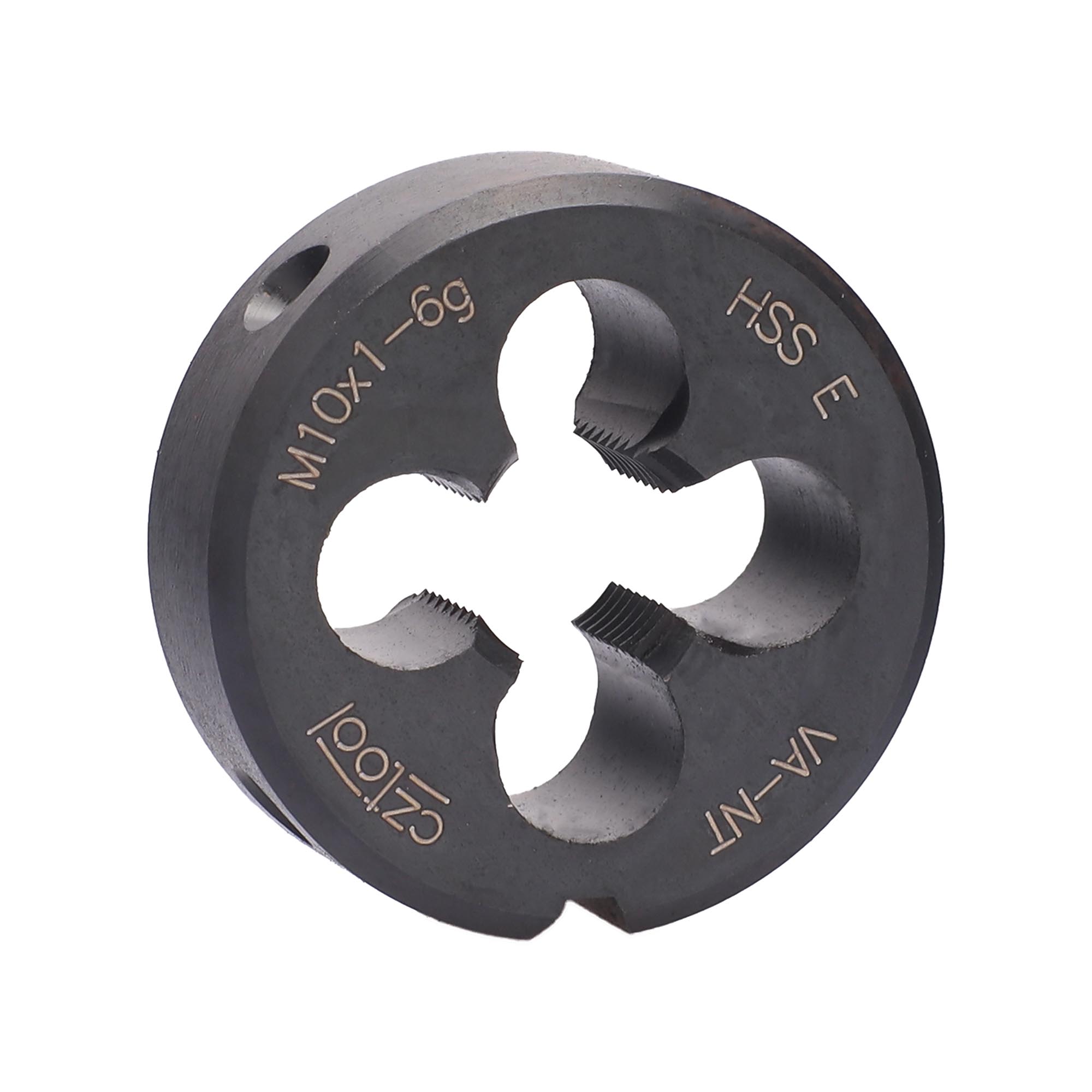 Плашка с стружколомом Bucovice Tools М10х1,0 HSSE-VA-NT DIN EN 22568 6g 30х11мм 301102