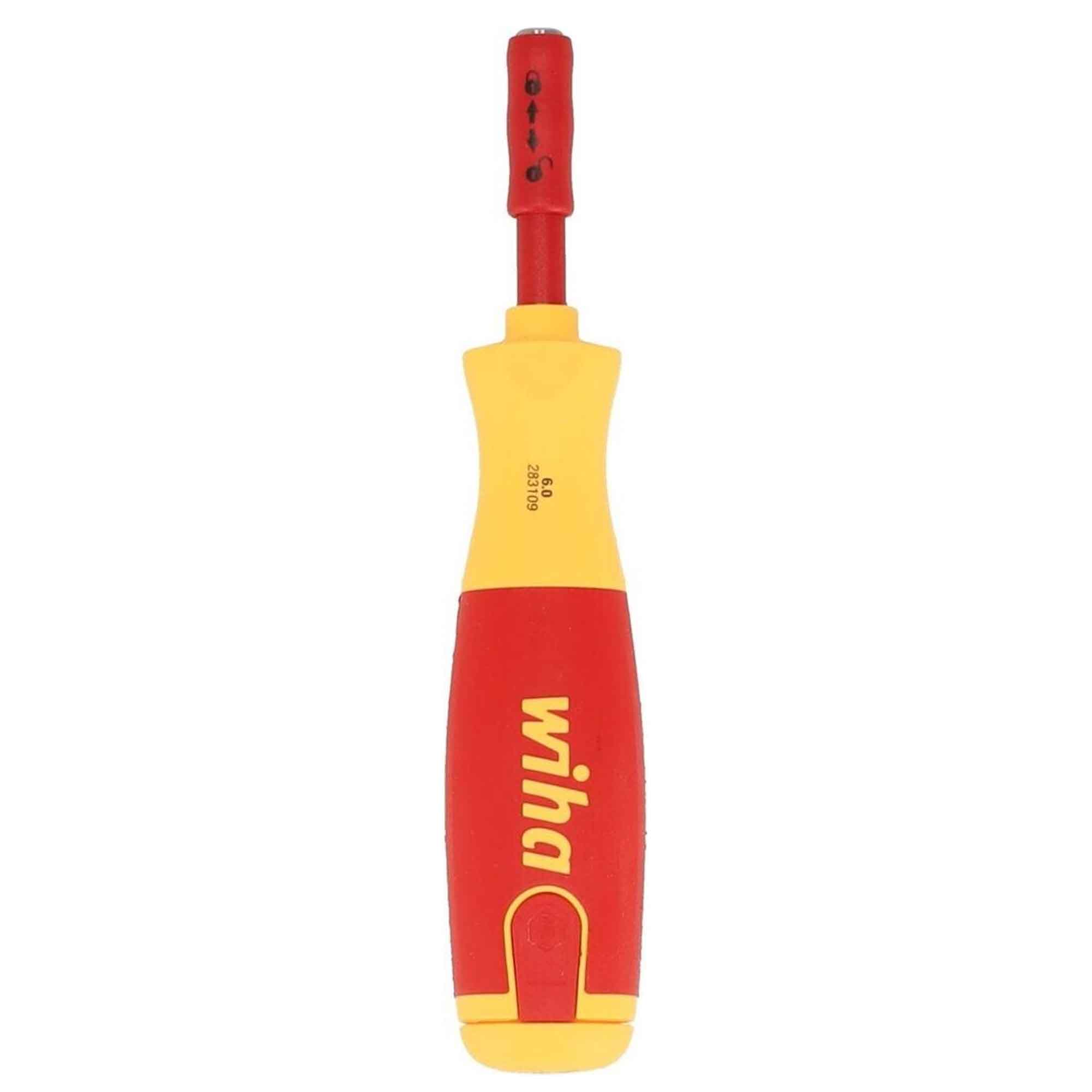 Отвертка диэлектрическая с набором бит LiftUP Electric 6шт Wiha 2831 38612 (SB)