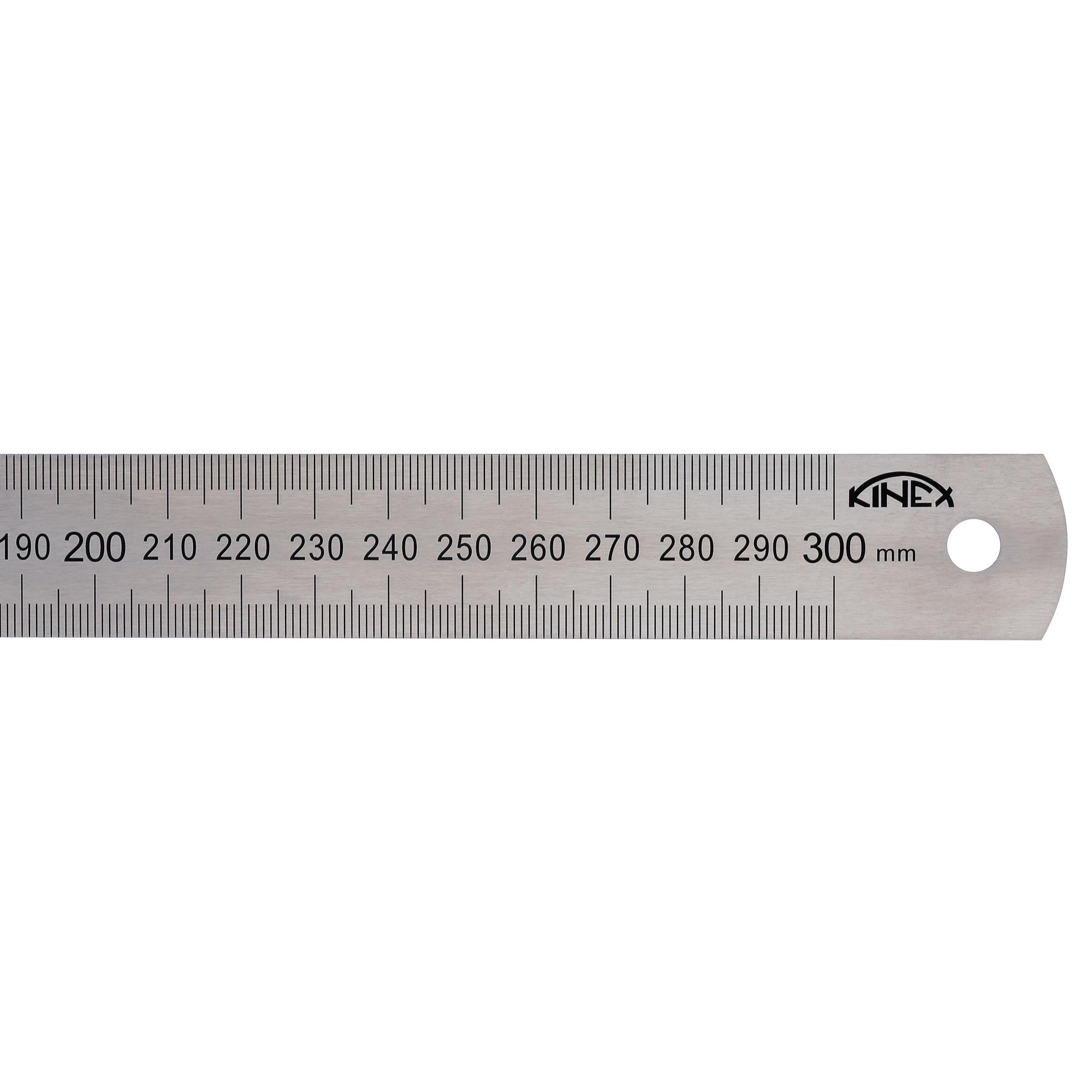 Линейка Kinex K-met 300х25х1,0мм Шкала 1,0мм 1022