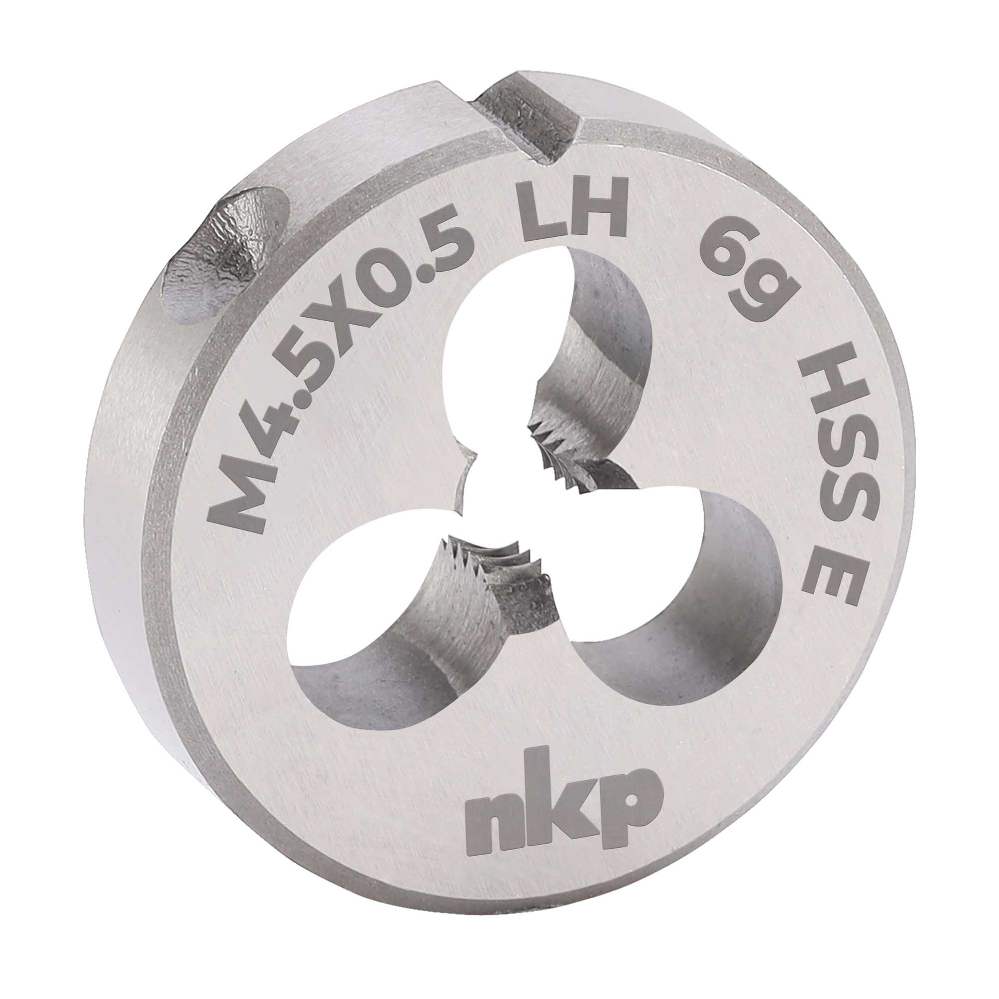 Плашка левая NKP М4,5х0,5 DINEN22568 HSSE 6g 20х5мм 294046N