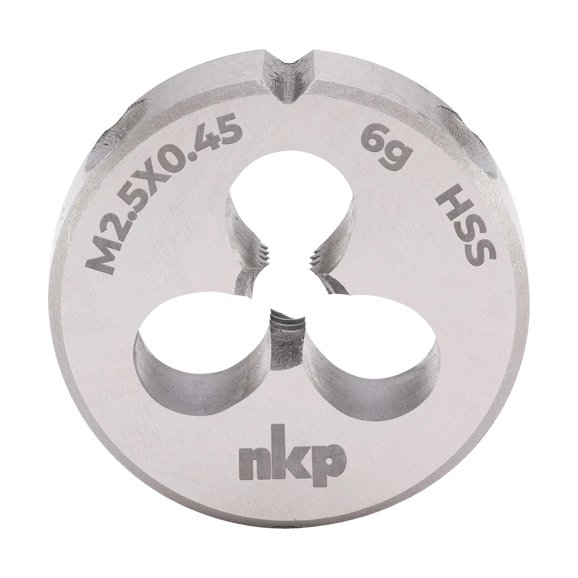 Плашка NKP М2,5х0,45 DINEN22568 HSS 6g 16х5мм 240025N